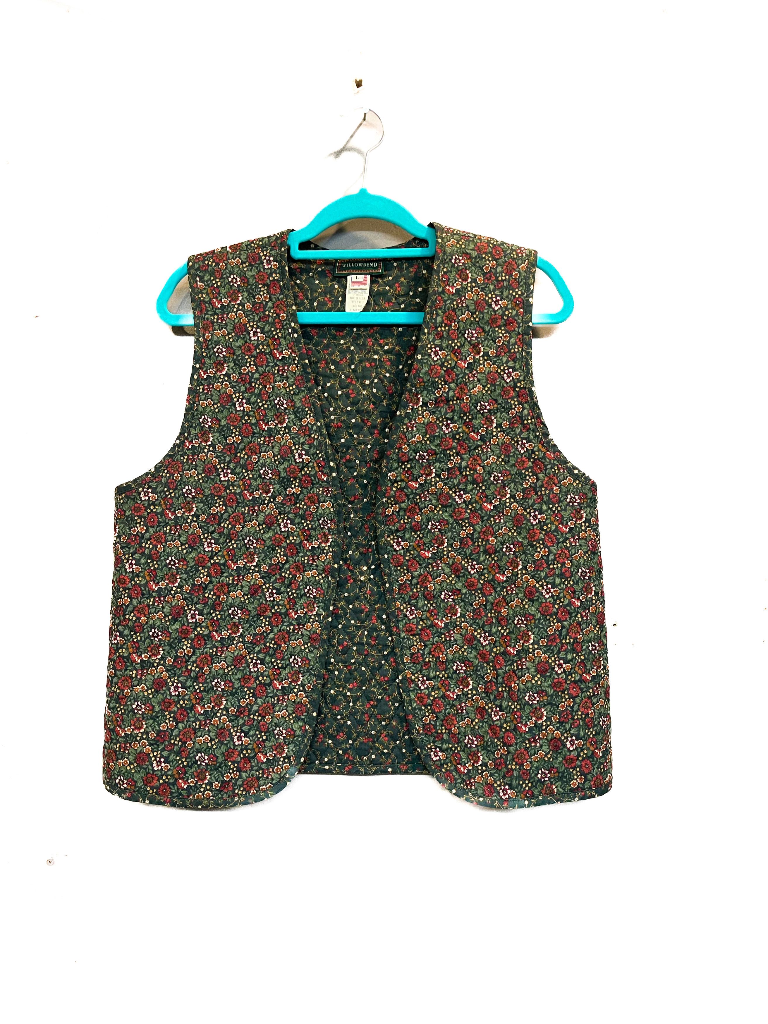 Other Floral Fabric Vest Size L / US 10 / IT 46 - 1 Thumbnail