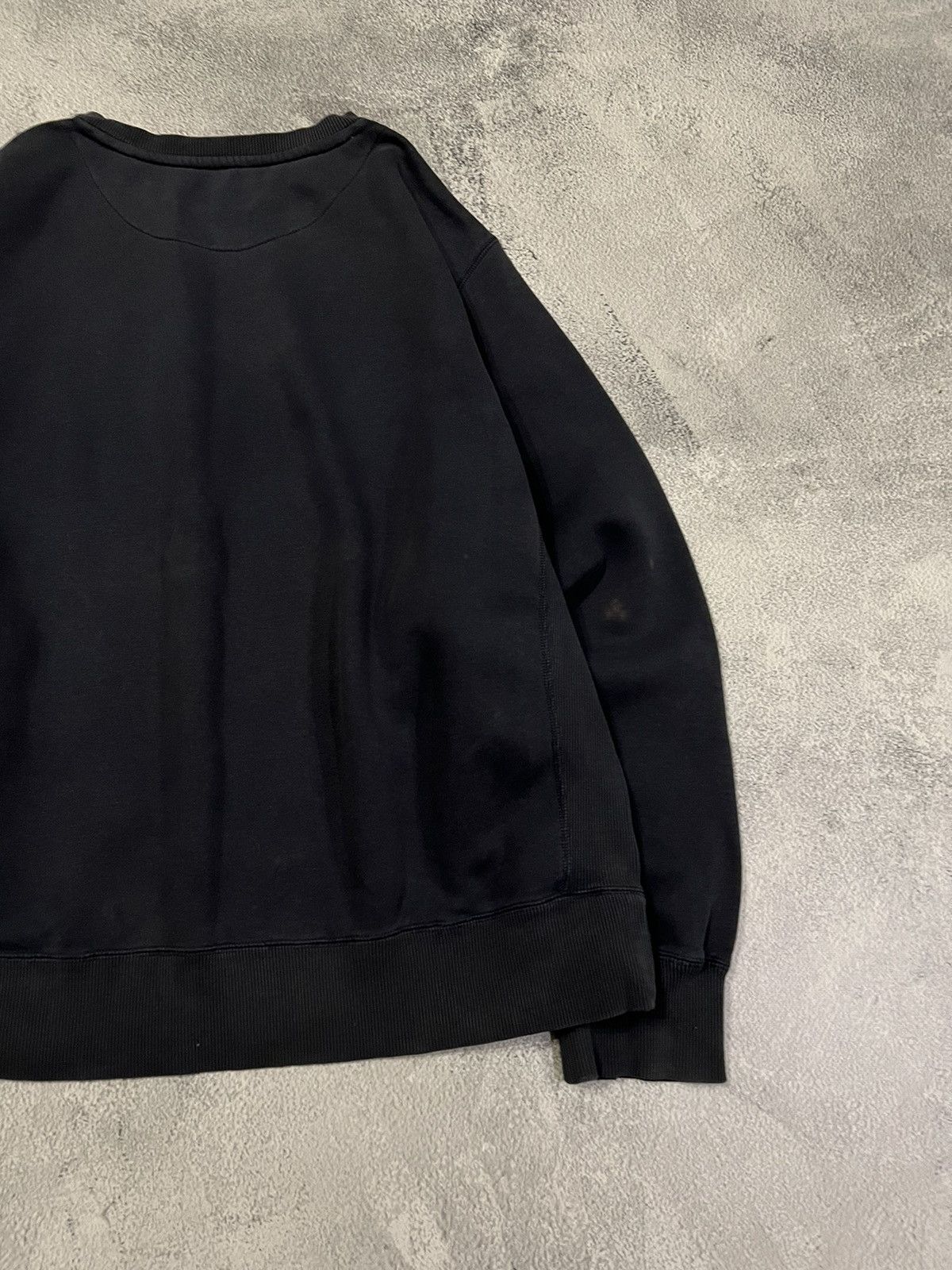 Nike × Vintage Vintage Y2k Nike 💙 Faded Mini Swoosh Sweatshirt 00’s Size US XL / EU 56 / 4 - 13 Thumbnail