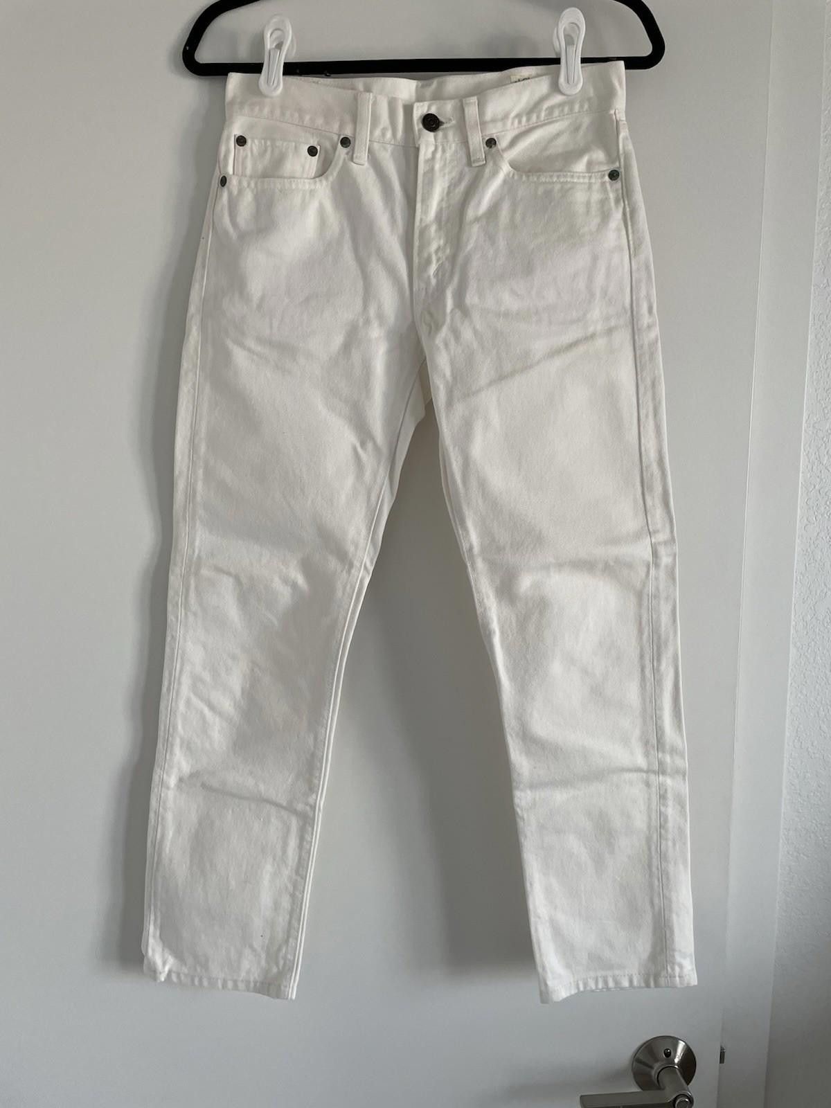 Orslow Orslow Japan Denim Jeans Women White Size 2 Size 29" - 1 Thumbnail