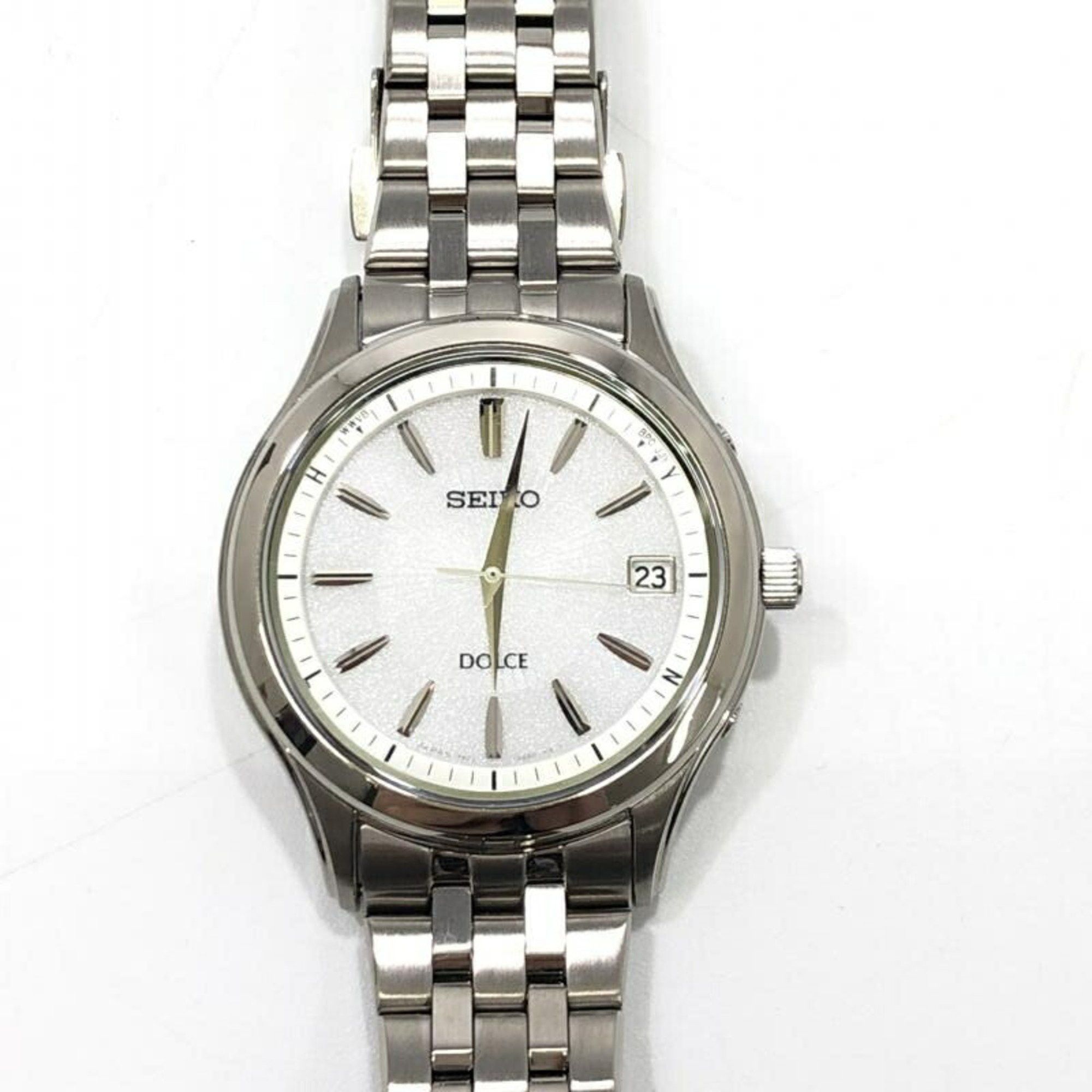 Seiko SEIKO DOLCE White Dial Solar 7B24-0AV0 Seiko Watch Size ONE SIZE - 1 Thumbnail