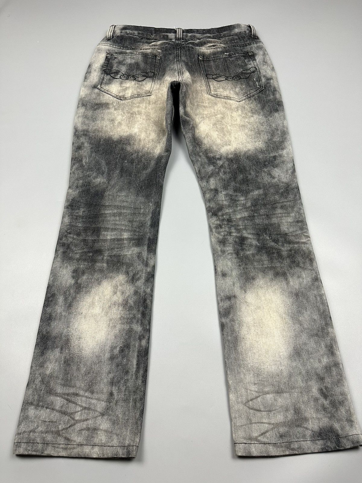 In The Attic × Seditionaries 🔥Rare🔥In The Attic Homme Distressed Smoke Denim Size US 33 - 4 Thumbnail