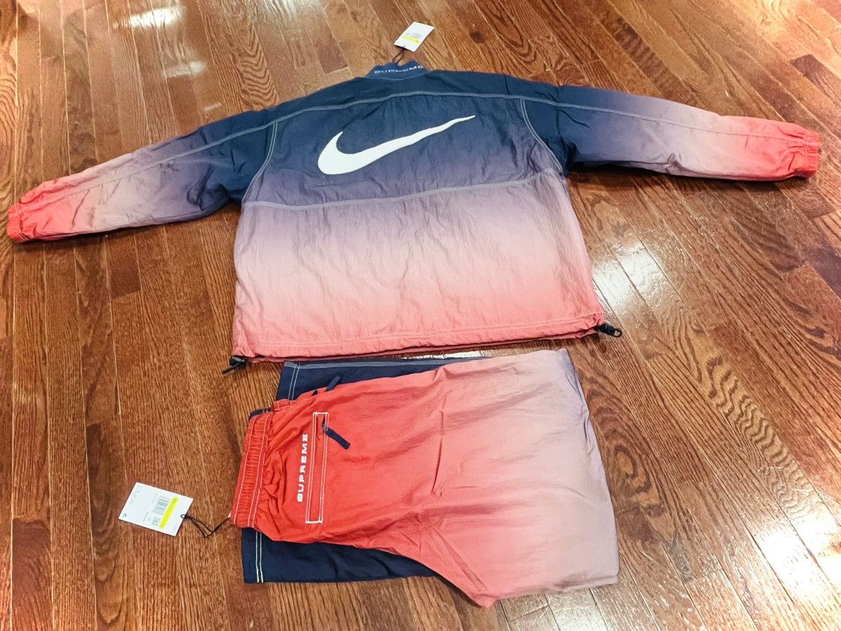 Image of Ds 2024 Supreme X Nike Ripstop Tracksuit Jacket & Pants S in Blue, Men's (Size Small)