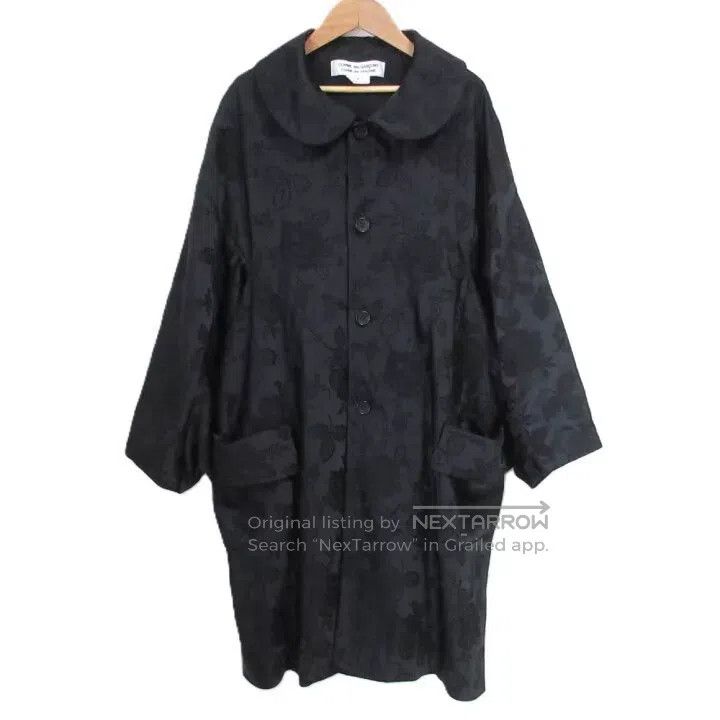Comme des Garcons Comme des Garcons Vintage black jacquard embroidery round Size S / US 4 / IT 40 - 1 Thumbnail