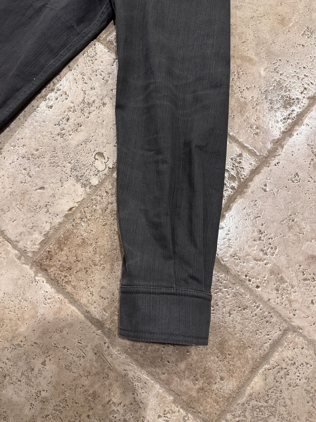 Rick Owens Drkshdw Rick Owens SS22 Drkshdw Dark Dust Denim Outershirt Size US M / EU 48-50 / 2 - 6 Thumbnail