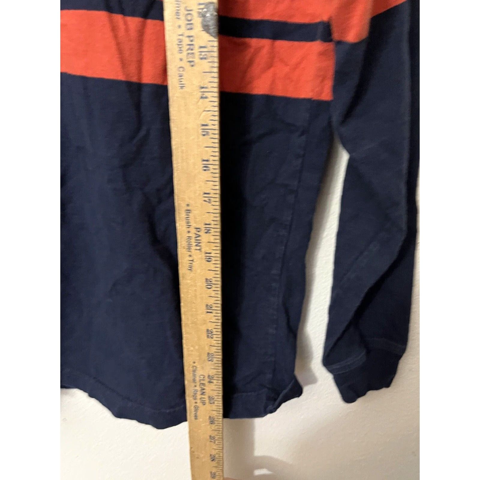 Club Room Club Room Mens Striped Cotton Crewneck Sweater Orange Blue S Crowl Size US S / EU 44-46 / 1 - 4 Thumbnail