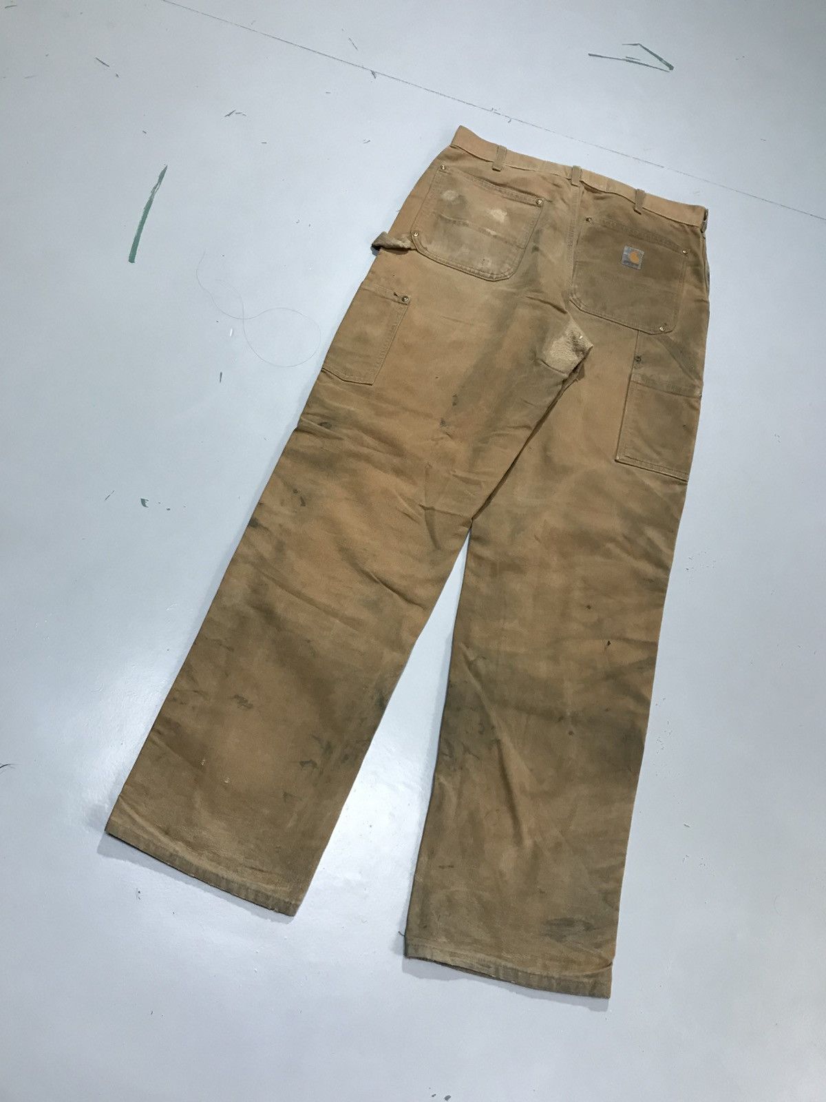 Carhartt Vintage carhartt B01 BRN dusty double knee workwear Size US 34 / EU 50 - 10 Thumbnail