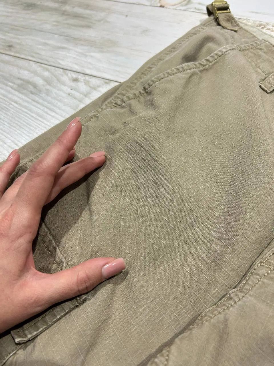 Carhartt Vintage Carhartt WIP Cargo Aviation Pants Distrissed Work Size US 32 / EU 48 - 16 Thumbnail