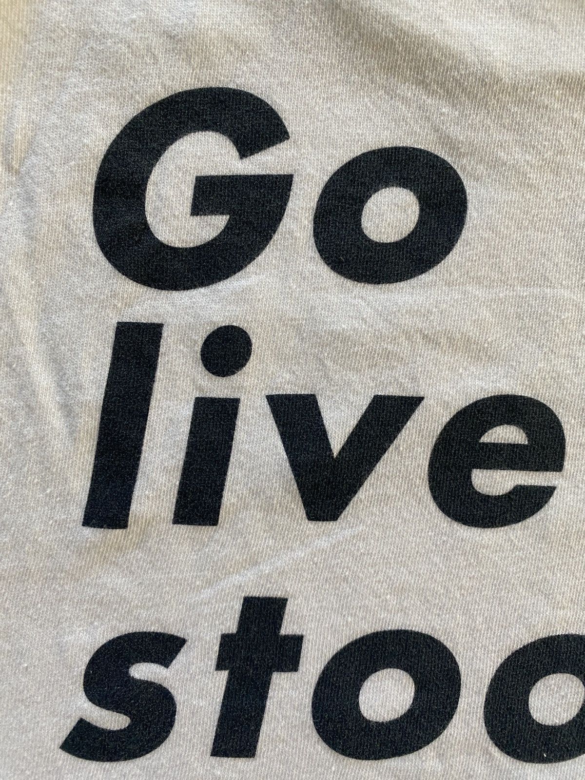 Stussy Stussy “Go Live Stoopid Large.” White Tee Size US XS / EU 42 / 0 - 5 Thumbnail