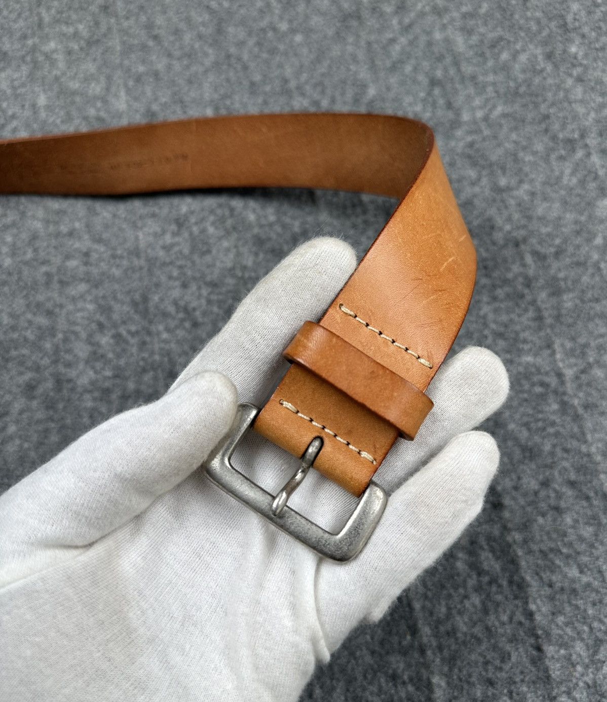 Yohji Yamamoto Yohji Yamamoto - Pour Homme A/W11 - Extra Strap Leather Belt Size ONE SIZE - 9 Thumbnail