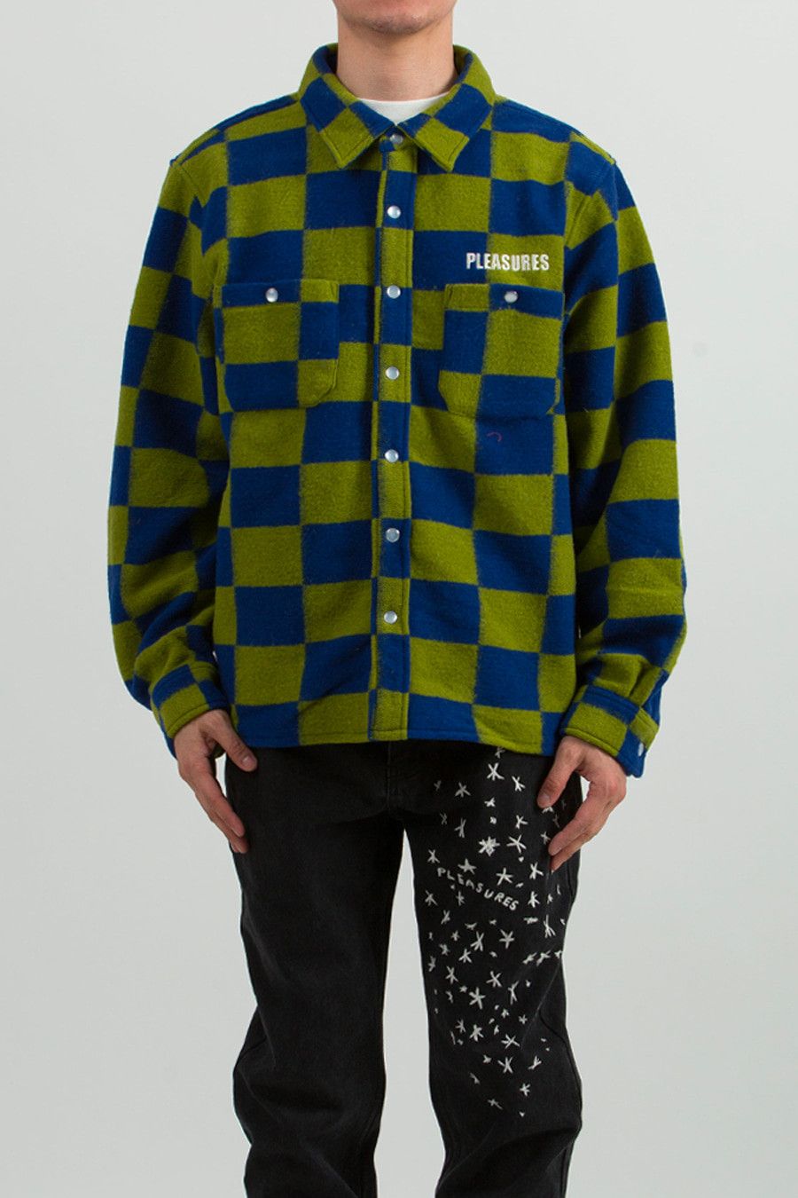 Pleasures Legume Check Pattern Shirt