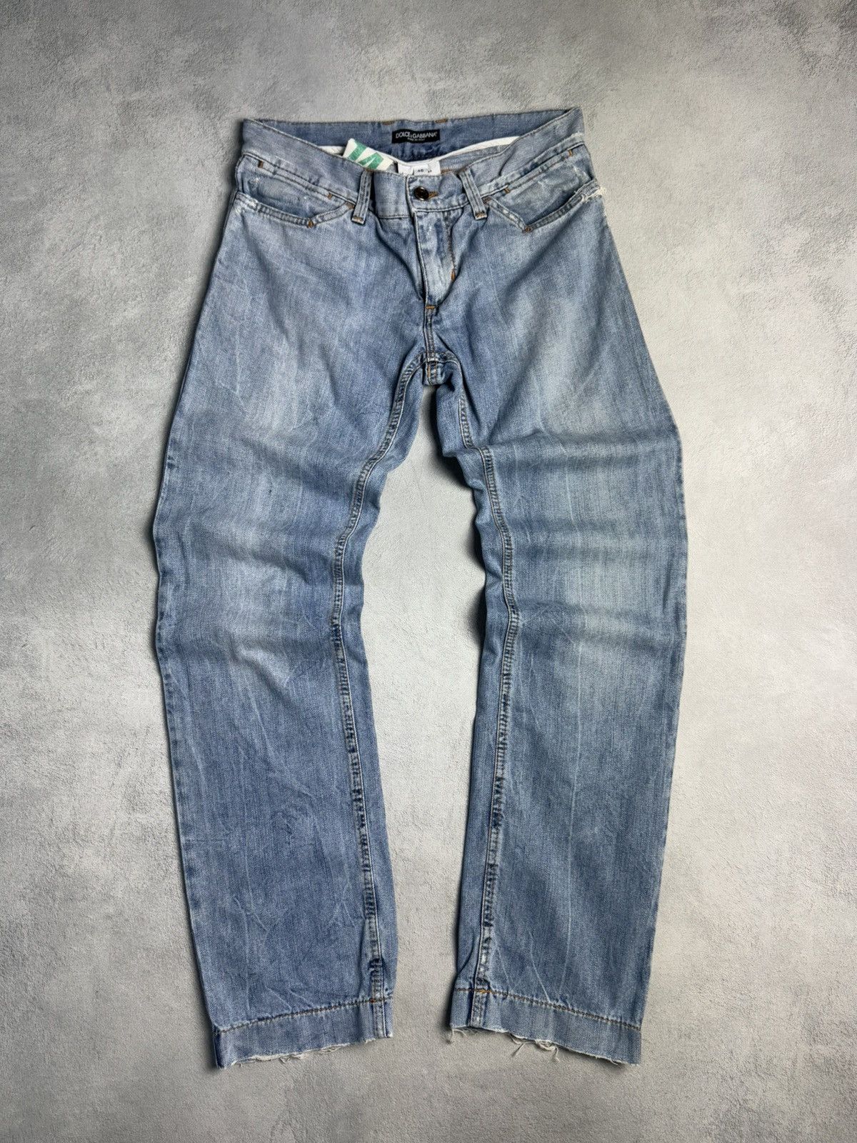 Dolce & Gabbana Vintage Dolce Gabbana Metal Logo Denim Pants size 46 Size 32" / US 10 / IT 46 - 2 Thumbnail