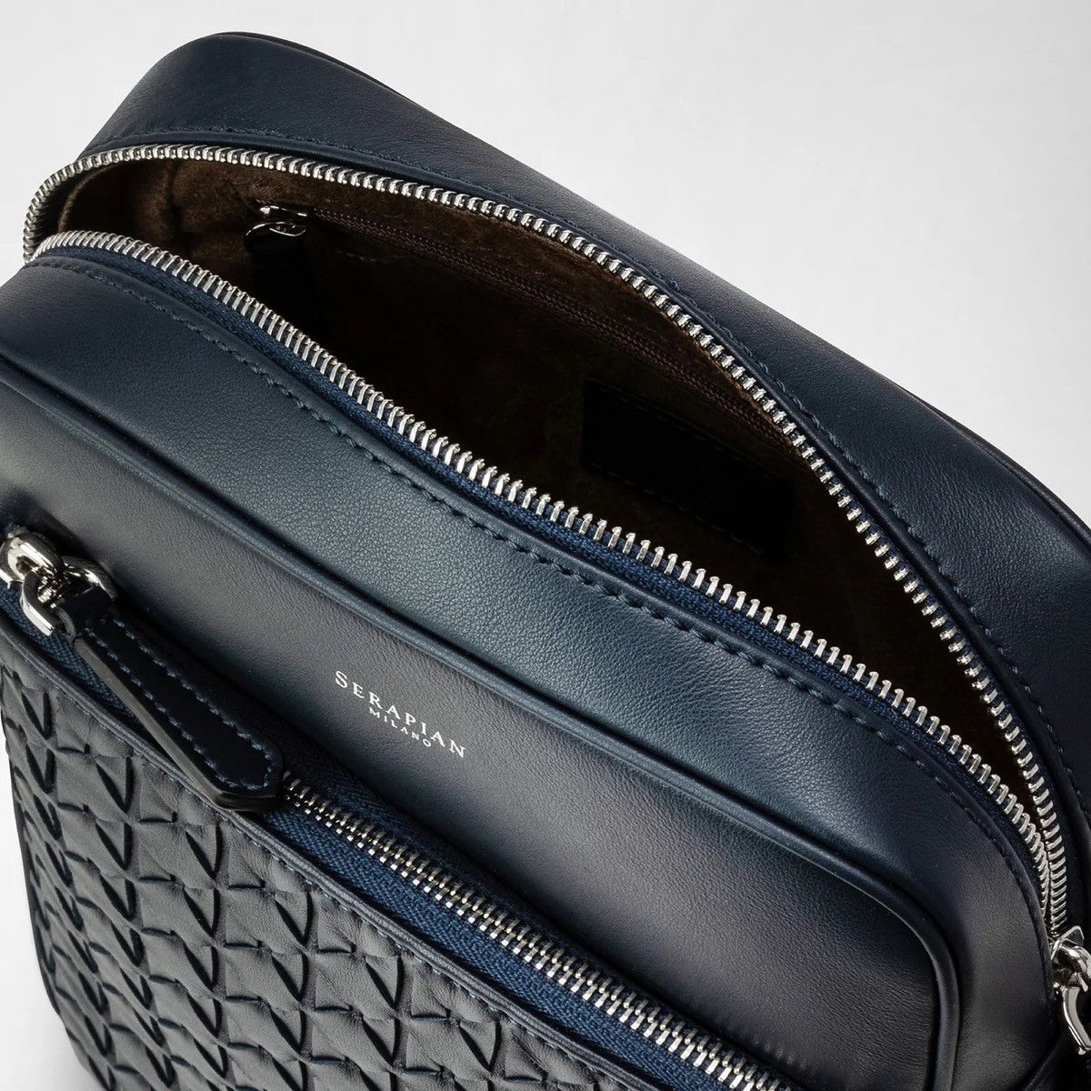 Designer × Serapian Milano Serapian Milano Messenger in Mosaico Weawing Leather Bag Size ONE SIZE - 6 Thumbnail