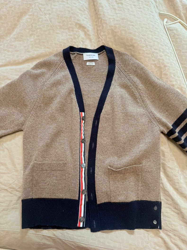 Thom Browne Thom Browne Wool Cardigan in Classic Colorway - dmc Size US M / EU 48-50 / 2 - 1 Thumbnail