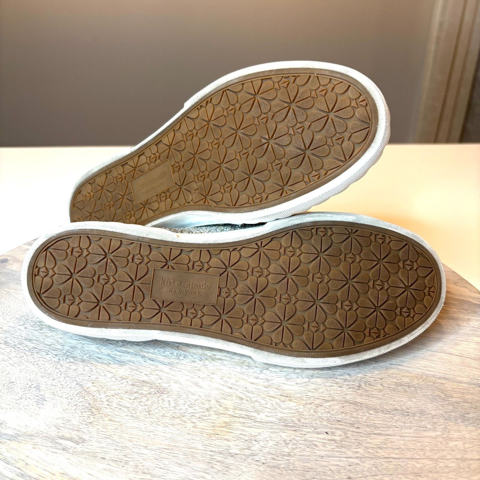 Kate Spade Kate Spade Glitter Sneakers Silver Sparkle Women’s Size 6.5 Size US 6.5 / IT 36.5 - 9 Thumbnail