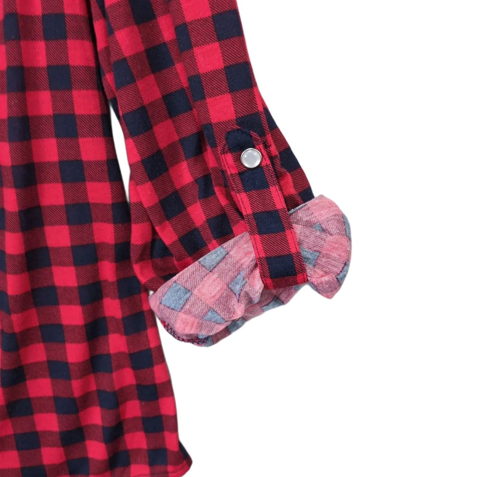 Passport Passport Women's XL Buffalo Plaid Pearl Snap Western Shirt Size XL / US 12-14 / IT 48-50 - 4 Thumbnail