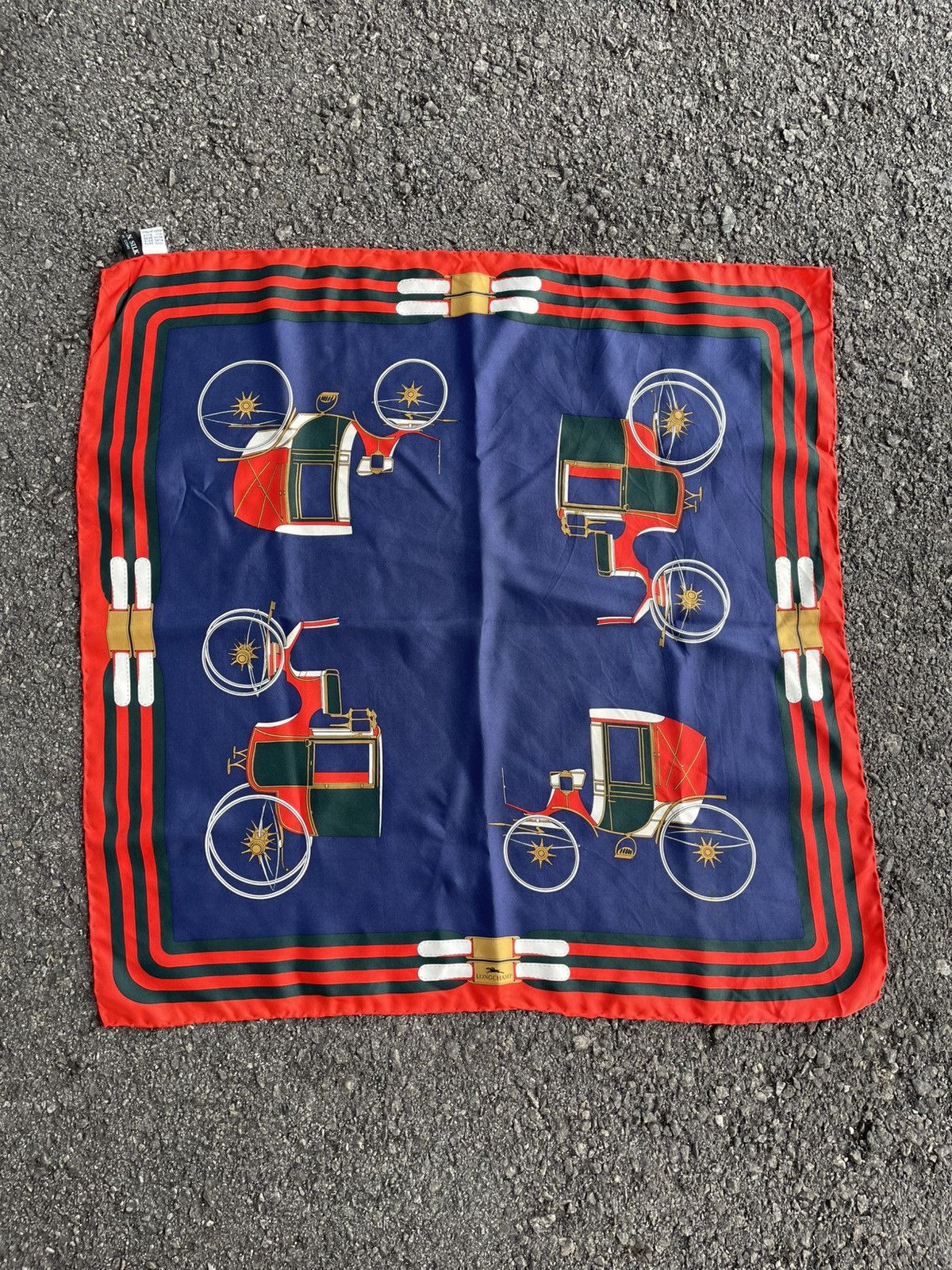 Longchamp Longchamp Silk Scarf Size ONE SIZE - 2 Thumbnail