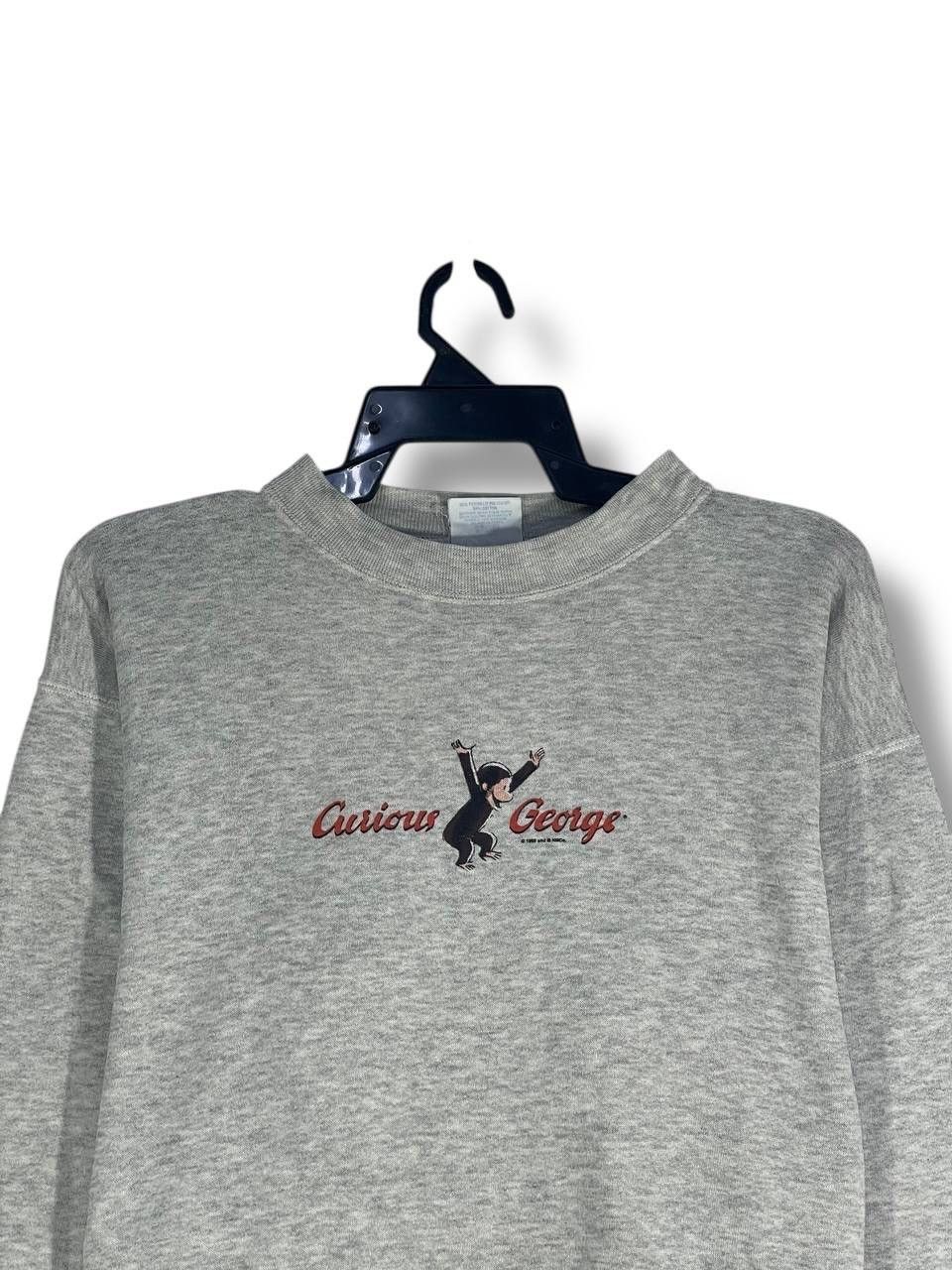 Other Vintage 90s curious george cartoon monkey sweatshirt size M Size US M / EU 48-50 / 2 - 2 Thumbnail