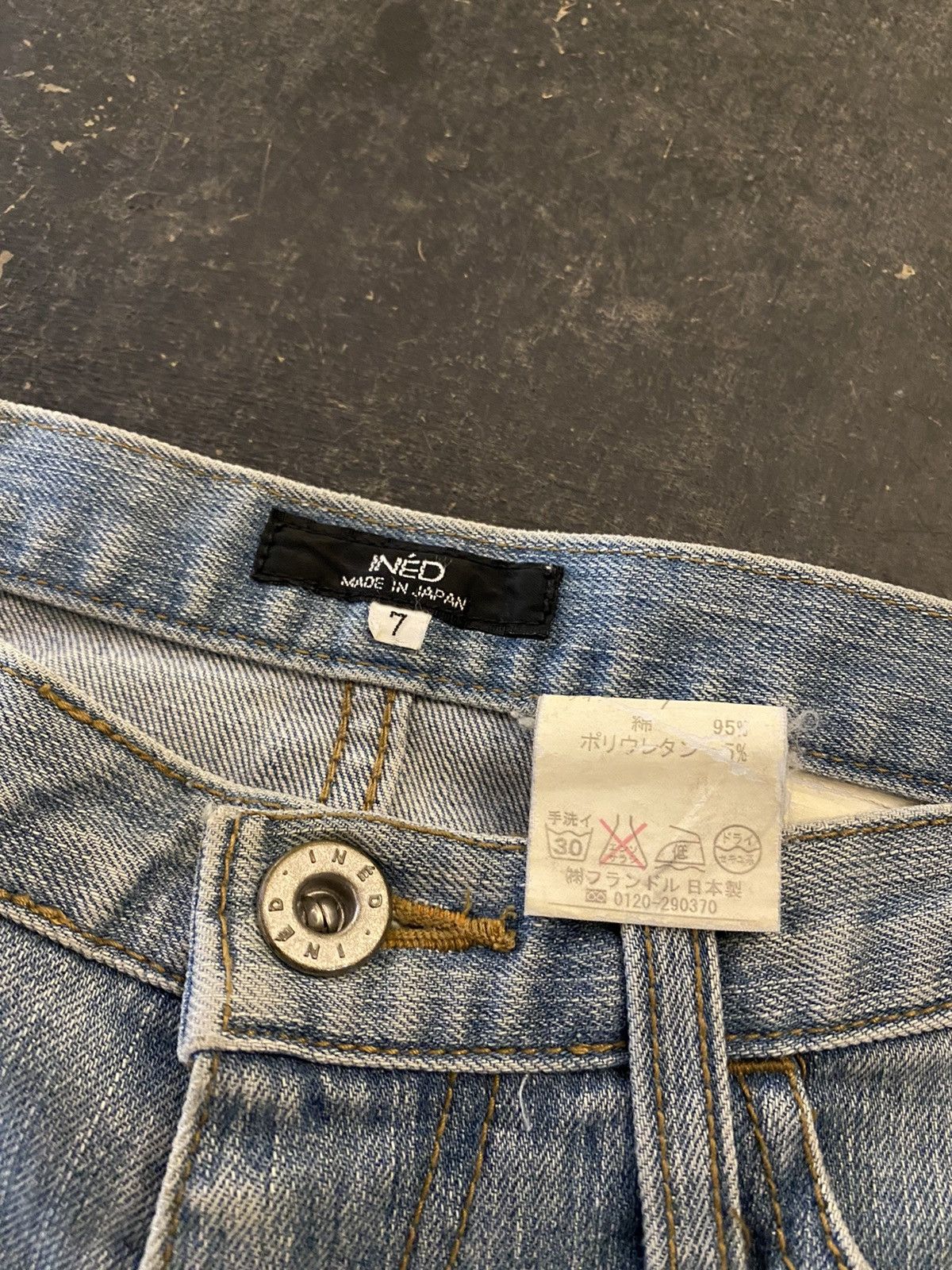 If Six Was Nine × Japanese Brand × Yohji Yamamoto Ined Homme Yohji Yamamoto jeans Size 28" / US 6 / IT 42 - 2 Thumbnail