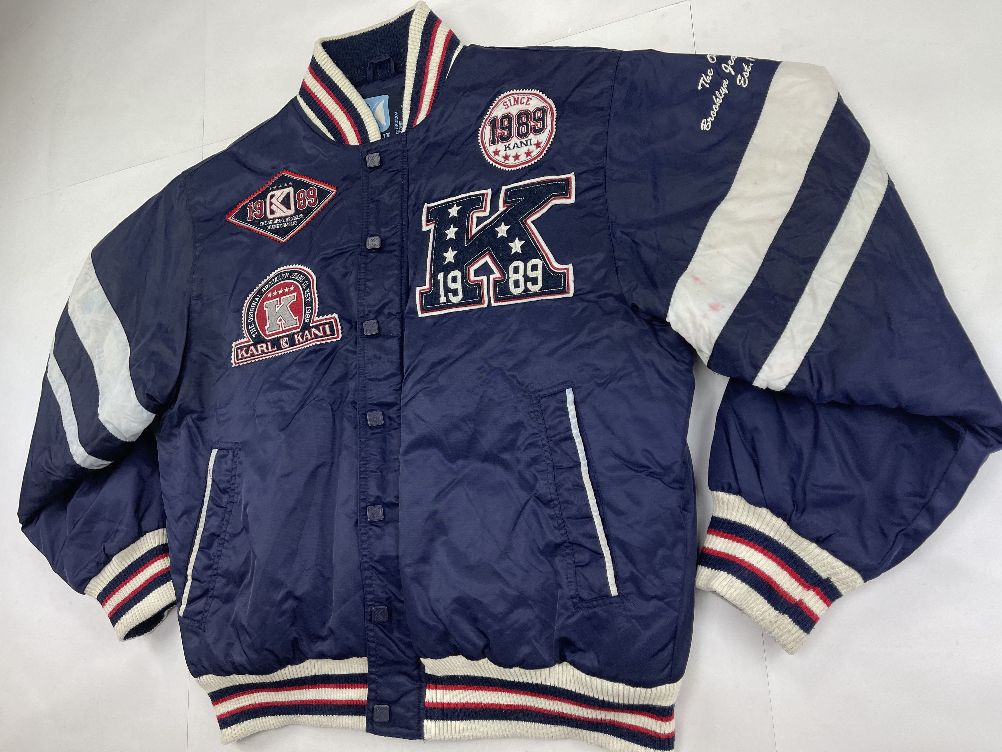 Karl Kani KARL KANI jacket, vintage bomber, 90s hip hop, 1990s size M Size US M / EU 48-50 / 2 - 15 Thumbnail