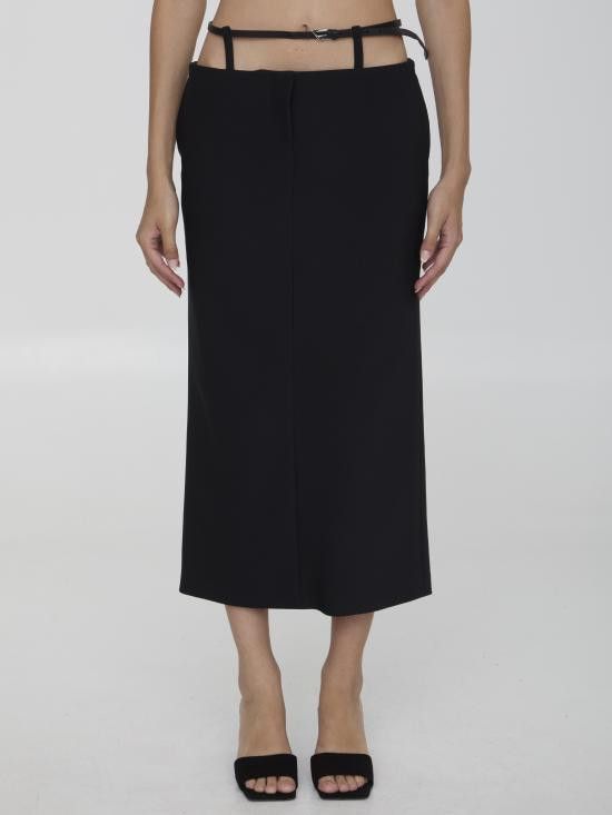 The Attico THE ATTICO Women Skirts 248WCS225 BLACK Size 27" / US 4 / IT 40 - 1 Thumbnail