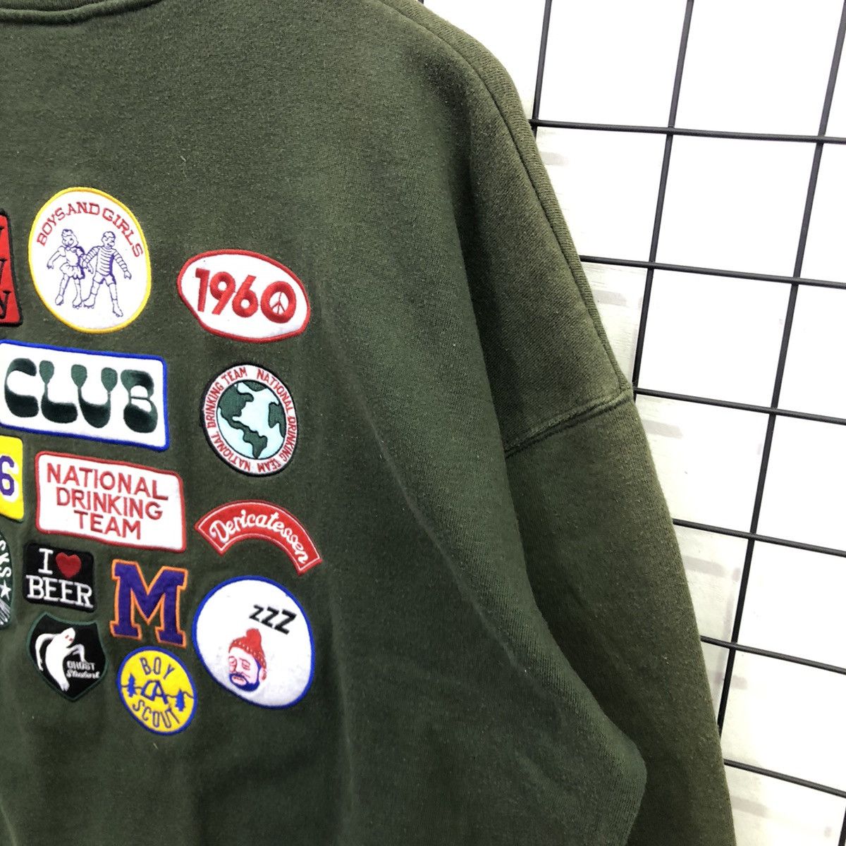 Japanese Brand Freak Store Patches Design Backhitt Sweatshirt Size US S / EU 44-46 / 1 - 5 Thumbnail