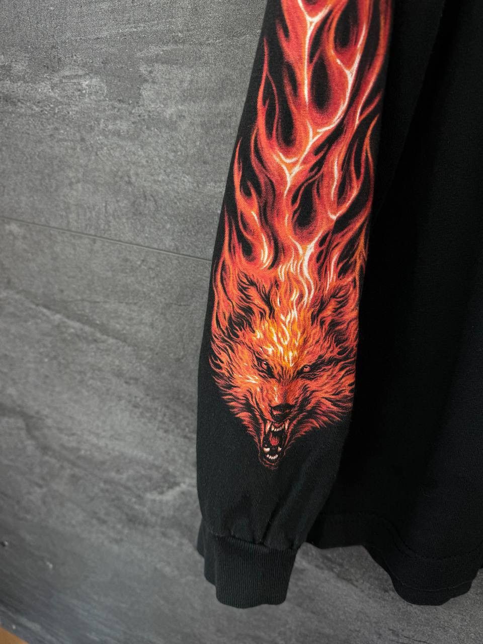 Vintage Vintage Survivors Harley Davidson 2005 Wolf Longsleeve Shirt Size US XXL / EU 58 / 5 - 2 Thumbnail
