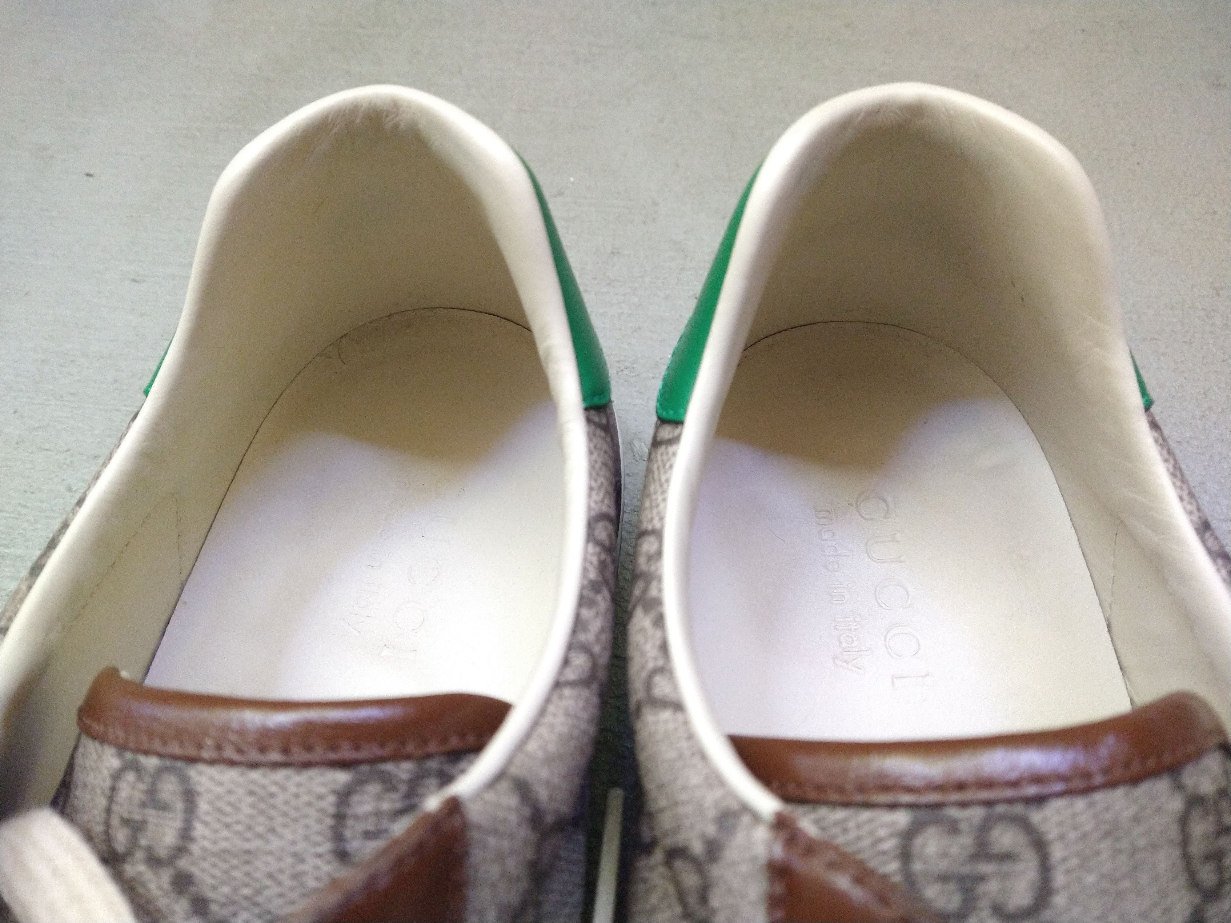 Gucci Gucci Ace Sneakers Size 10.5 Monogram Brown Green Low Size US 10.5 / EU 43-44 - 5 Thumbnail