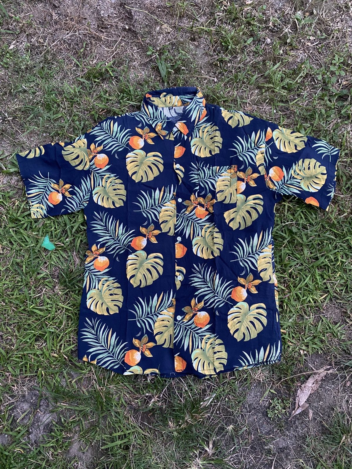 Vintage Vintage Hawaiian Shirt With Floral Motive Size US XXL / EU 58 / 5 - 1 Thumbnail