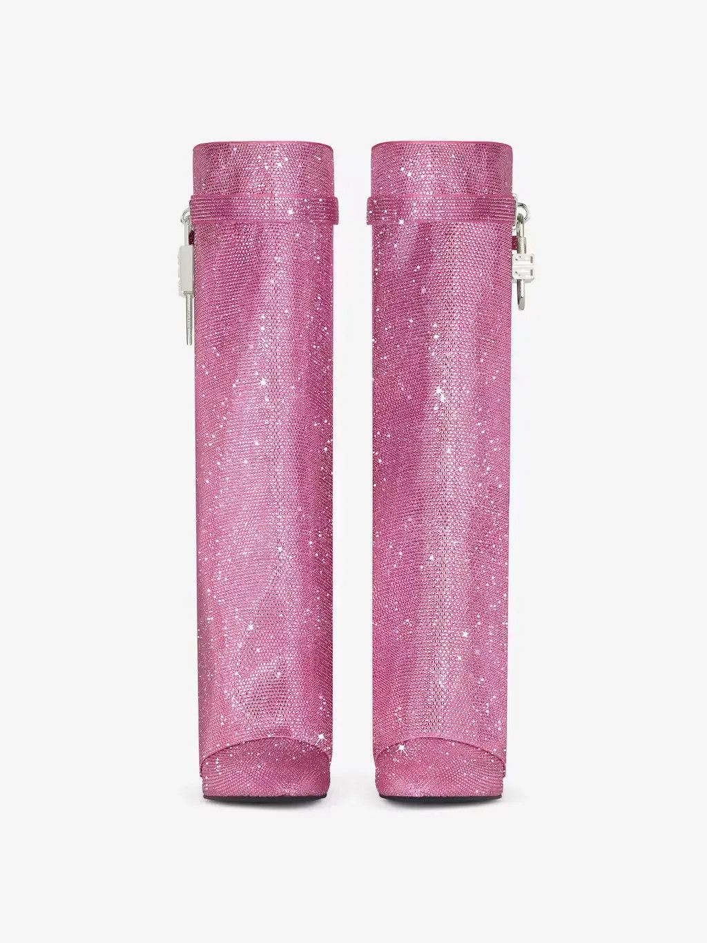 Givenchy o1srvl11e0525 Shark Lock Pant Boots 90mm in Neon Pink Size US 12 / IT 42 - 6 Thumbnail