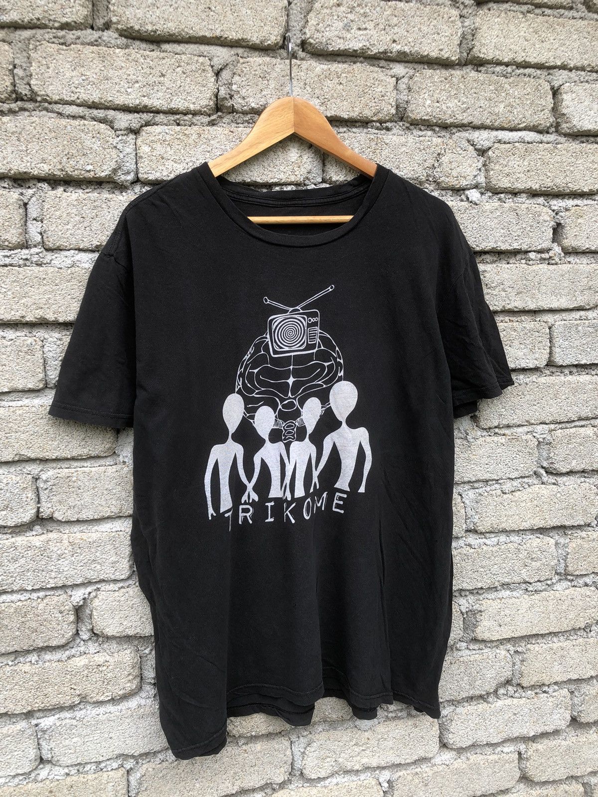 Band Tees × Slipknot × Vintage RARE Vintage Sunfaded Trikome Progressive Rock Band Tee Size US XL / EU 56 / 4 - 4 Thumbnail