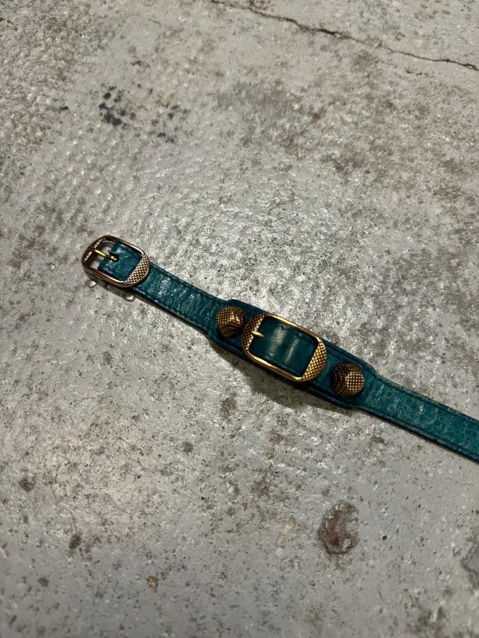 Balenciaga Balenciaga City Blue Studded Armband Bracelet Size ONE SIZE - 5 Thumbnail