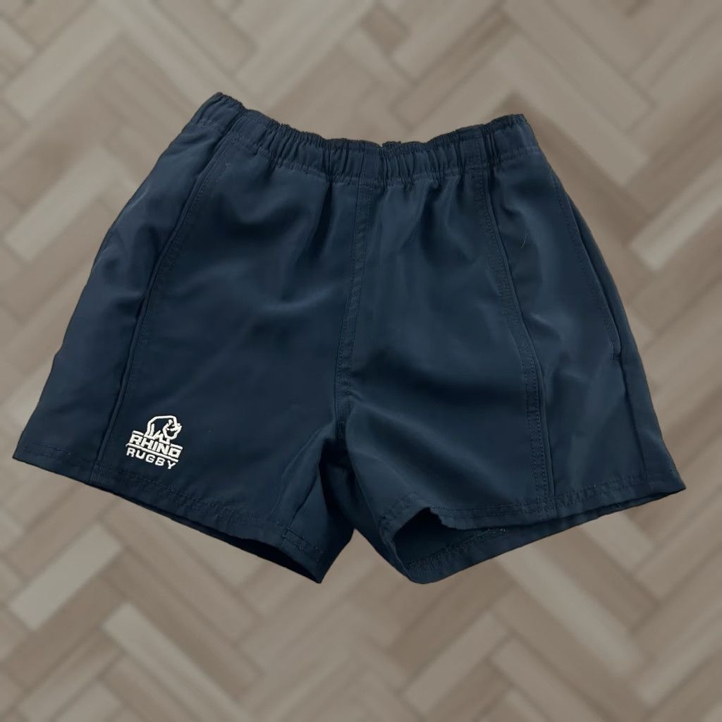Vintage Rhino Rugby Shorts Men's 28" Blue Shirt Mens 28 Blue Athletic Shorts visible? Size US 28 / EU 44 - 1 Thumbnail