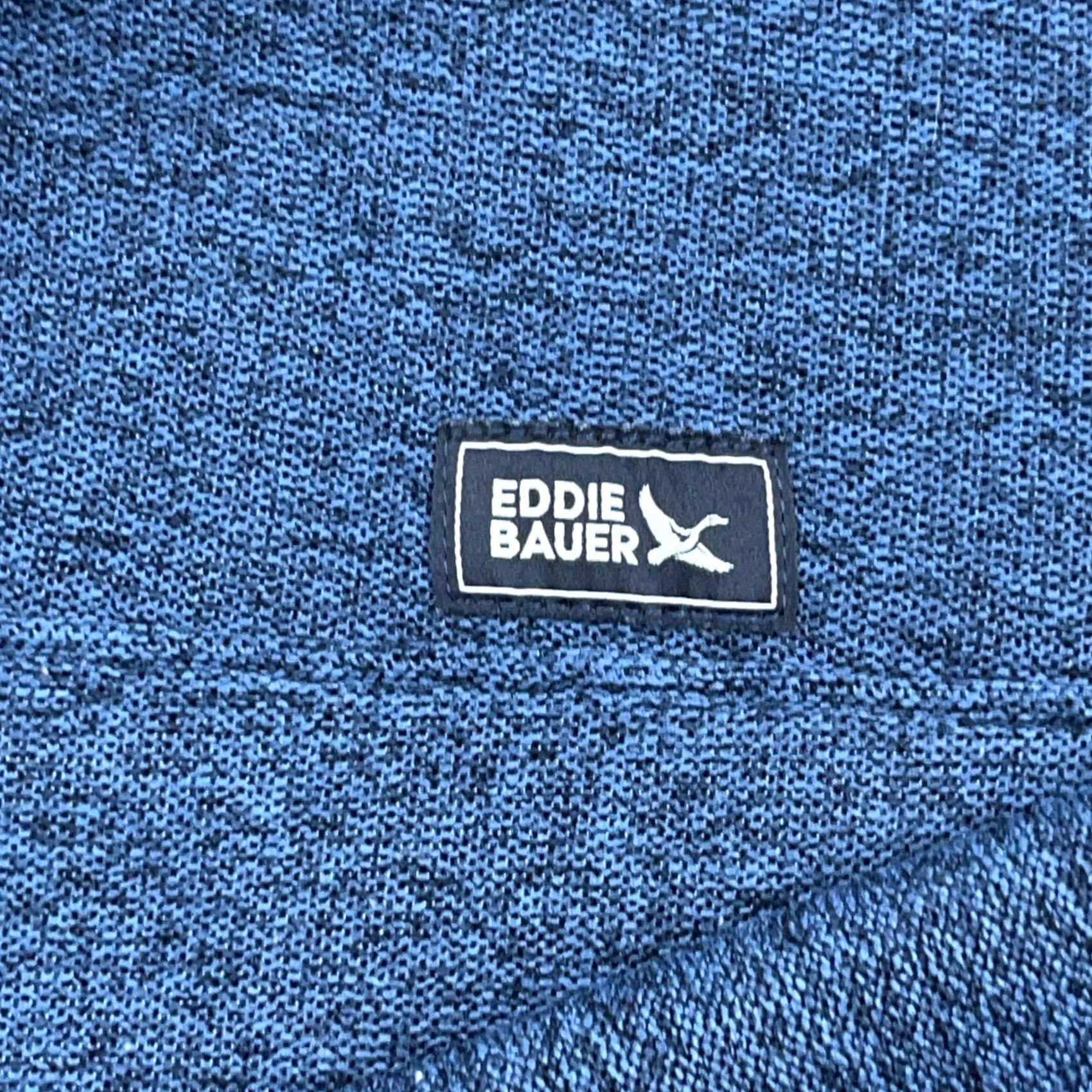 Eddie Bauer Eddie Bauer Sweater Men XL Heather Blue Pullover Fleece Pockets 1/4 Zip Zipper Mock Neck Size US XL / EU 56 / 4 - 3 Thumbnail