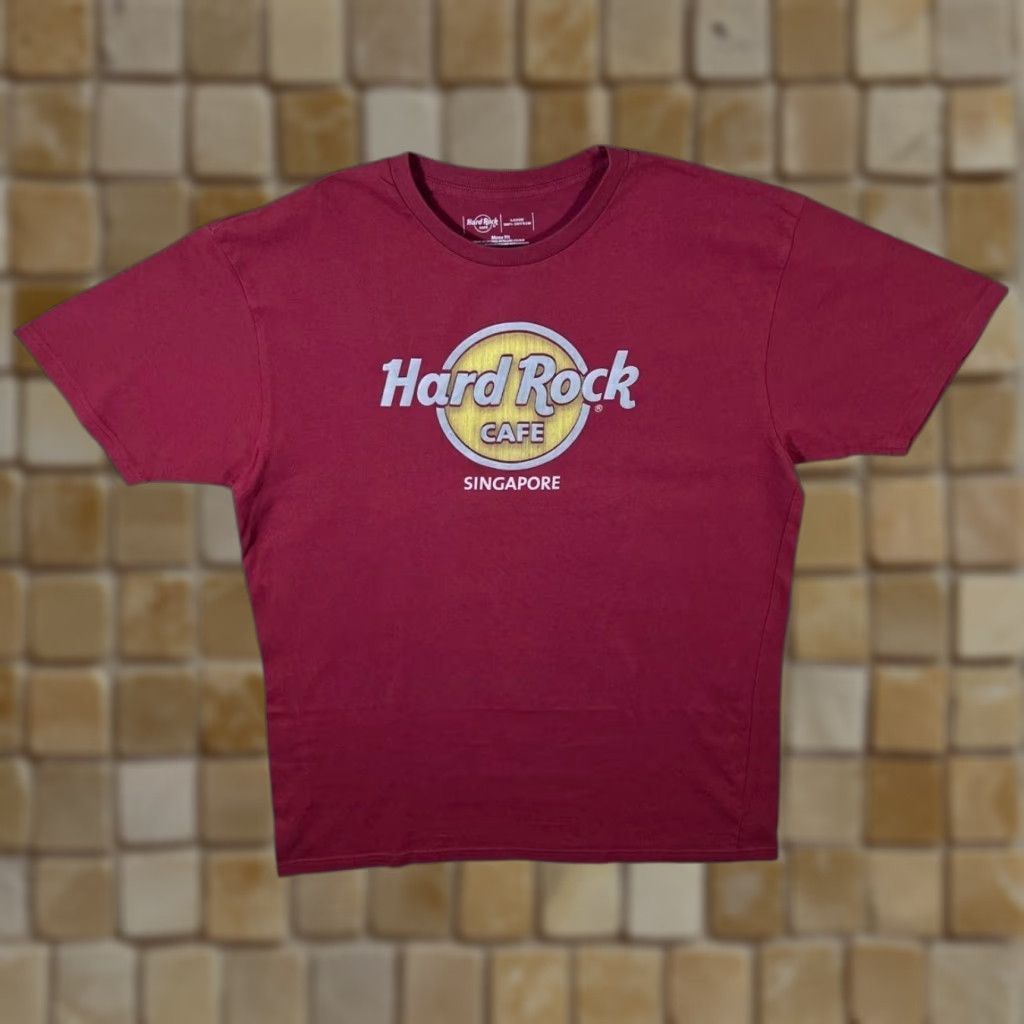 Hard Rock Cafe Hard Rock Cafe Singapore Souvenir Graphic Red T-Shirt L Mens Size US L / EU 52-54 / 3 - 1 Thumbnail