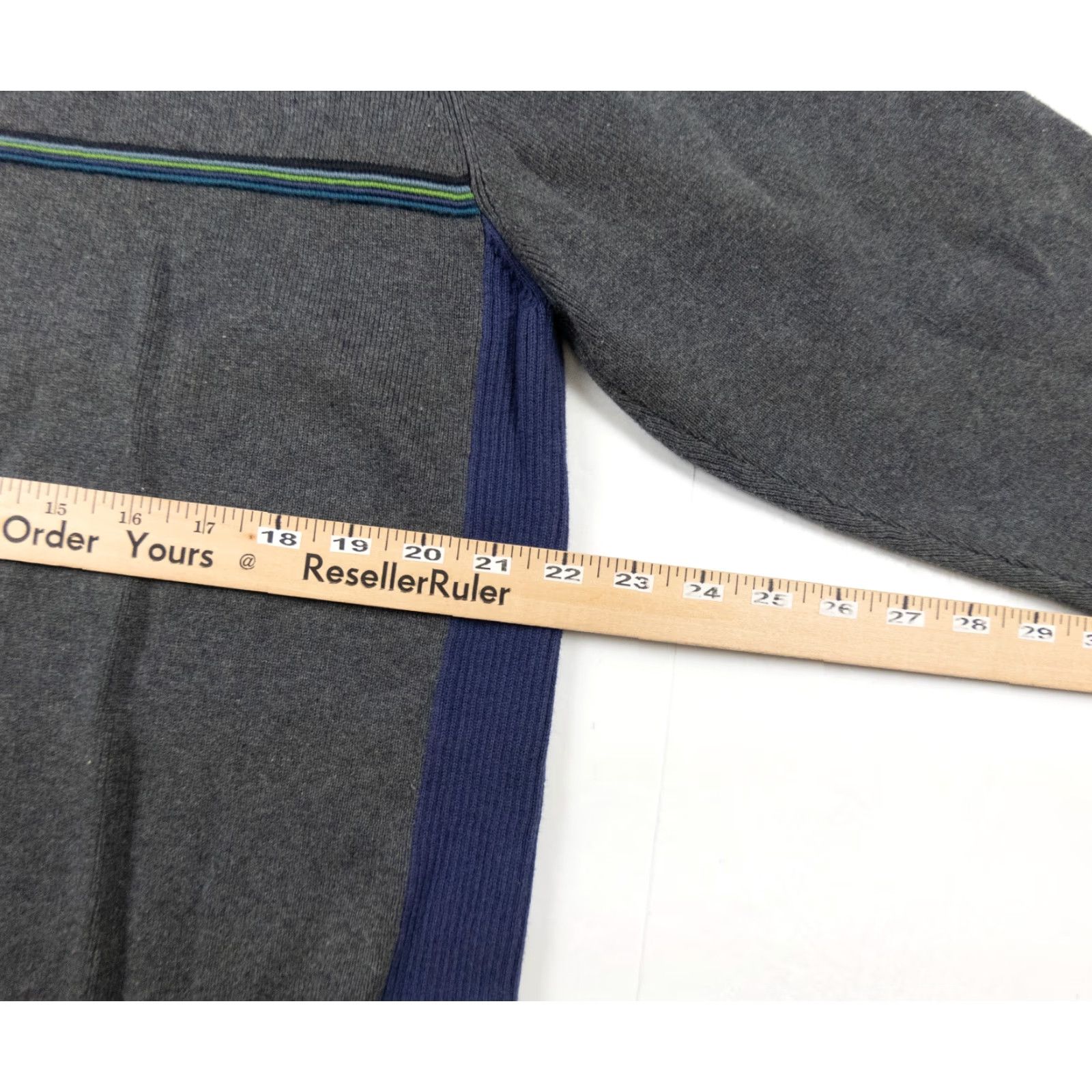 J.Crew VINTAGE J.CREW Sweater Mens XL Gray V-Neck Knit Pullover Long Sleeve Size US XL / EU 56 / 4 - 7 Thumbnail