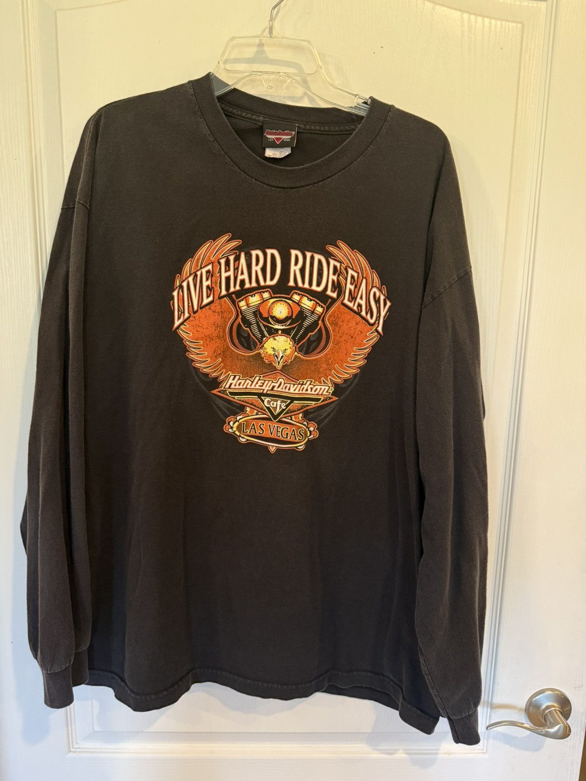 T-shirt Harley Davidson CAFE Las Vegas - Taille 2XL, Couleur Noire - Occasion En Très Bon état