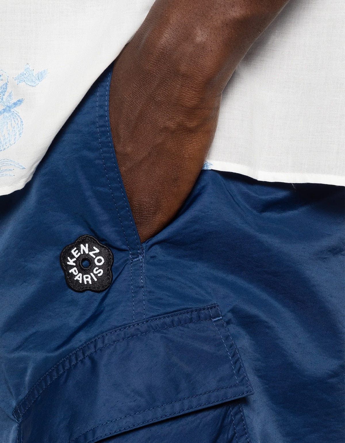 Kenzo Kenzo Blue Boke Flower 2.0 Cargo Shorts Size US 32 / EU 48 - 4 Thumbnail