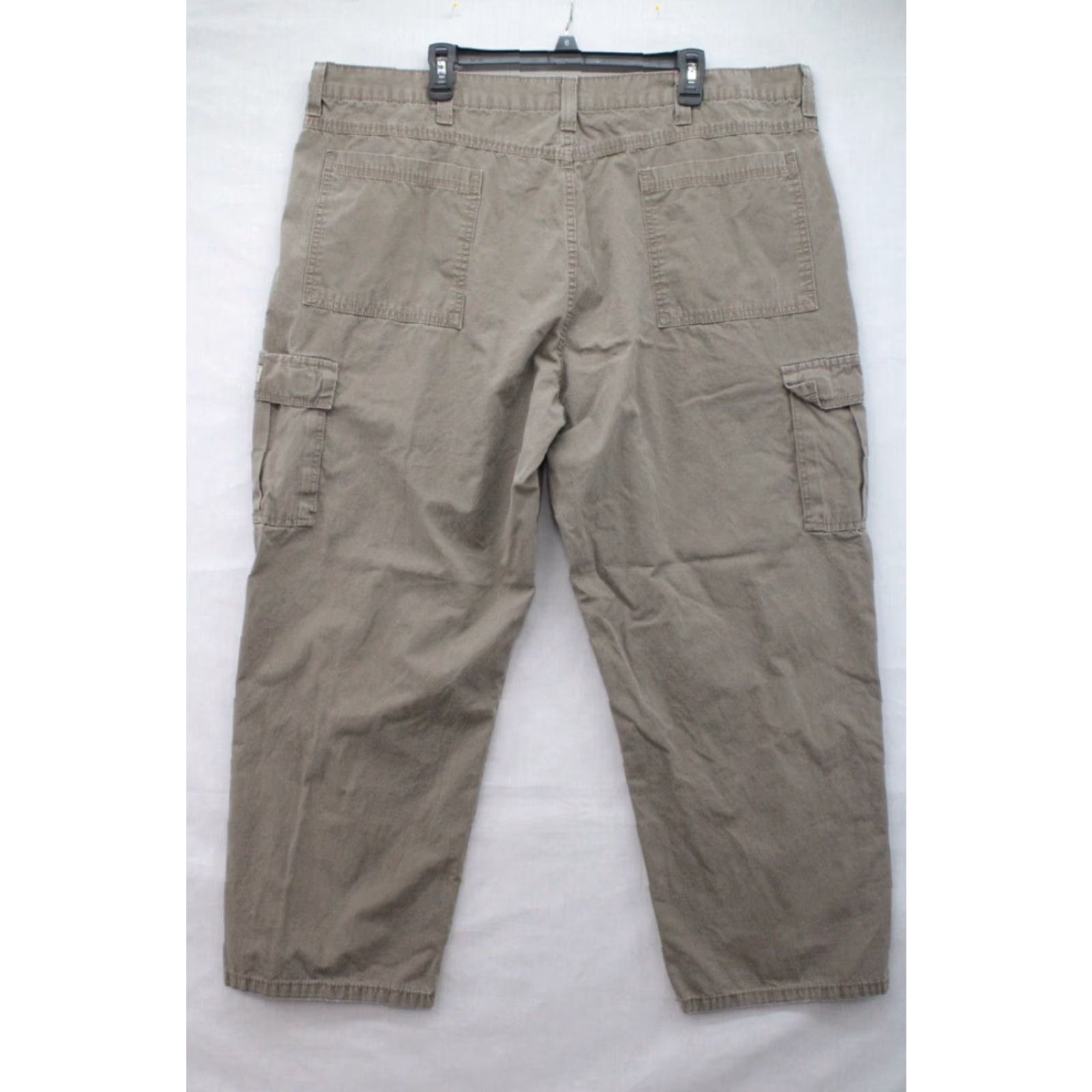 Wrangler VINTAGE Wranglers Baggy Cargo Pants Men's 44 Light Brown Ripstop Cotton Workwear cargo pants Mens 44 Brown 90s Grunge Work Wear Pants Mens Size US 44 / EU 60 - 6 Thumbnail