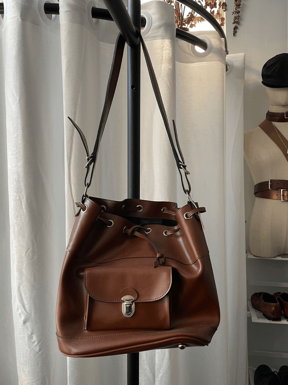 Comme des Garcons Comme Des Garcons Leather Shoulder Bag Size ONE SIZE - 1 Thumbnail