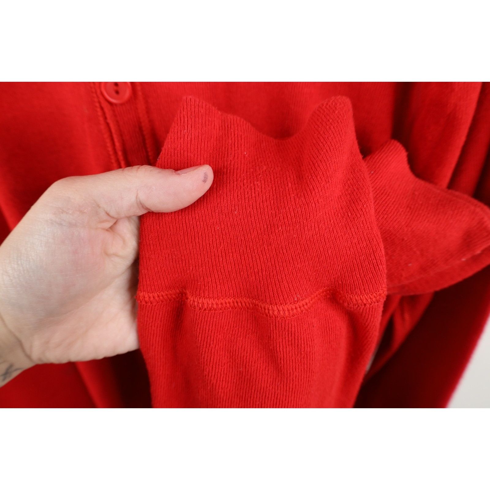Vintage Vintage 90s Streetwear Ribbed Knit Union Suit Pajamas Size US L / EU 52-54 / 3 - 14 Thumbnail