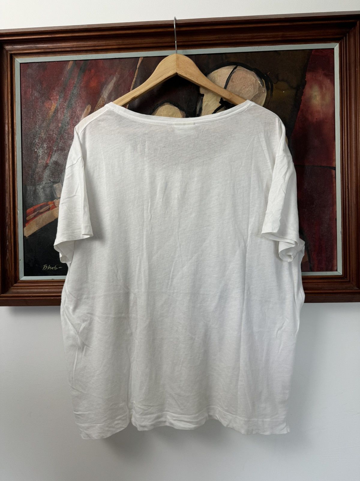 Dries Van Noten Dries Van Noten Cropped Boxy Oversized Tee Unisex Designer Size US L / EU 52-54 / 3 - 2 Thumbnail