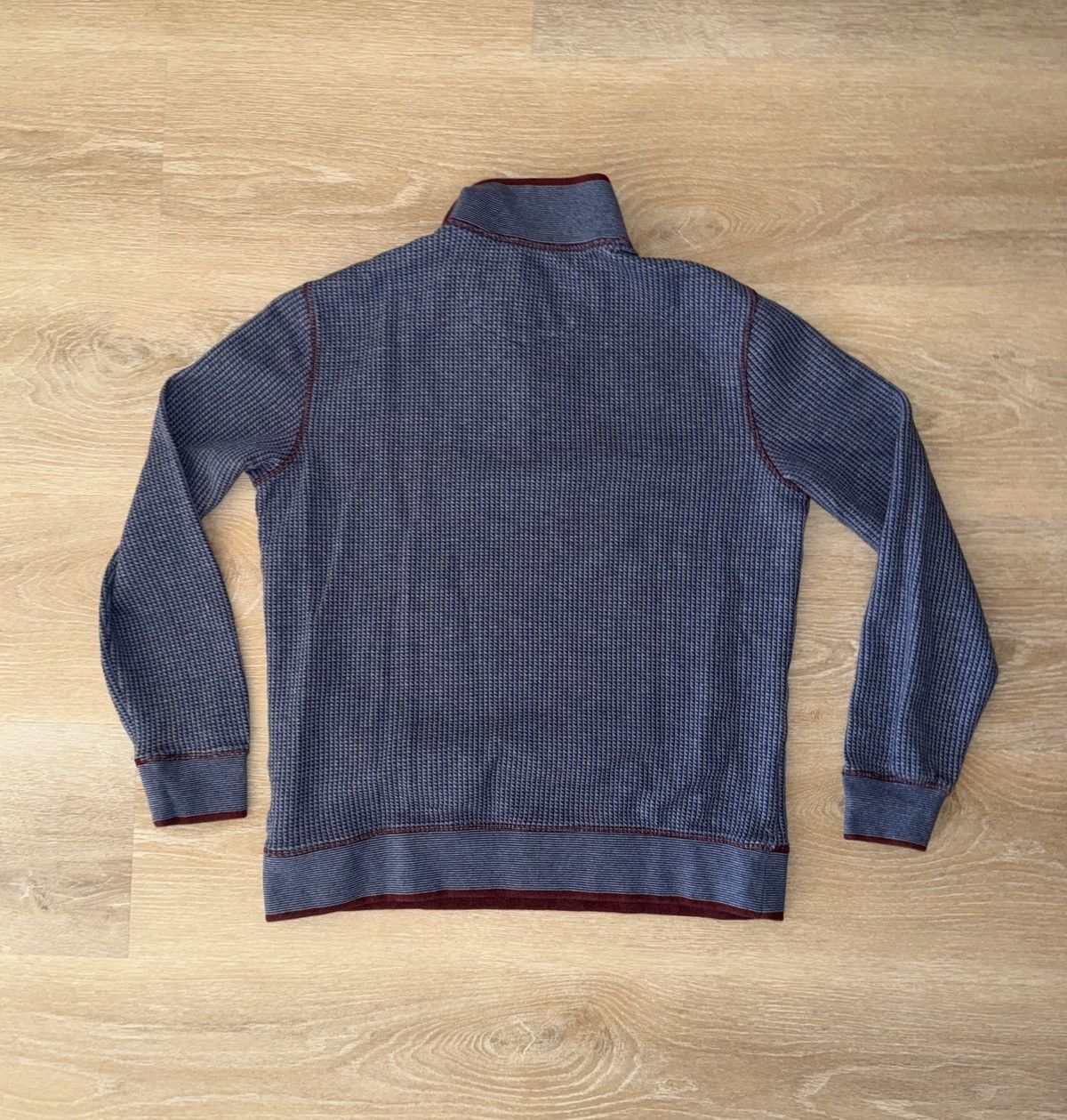 Robert Graham Robert Graham Quarter Zip Fleece Sweater Size US M / EU 48-50 / 2 - 2 Thumbnail