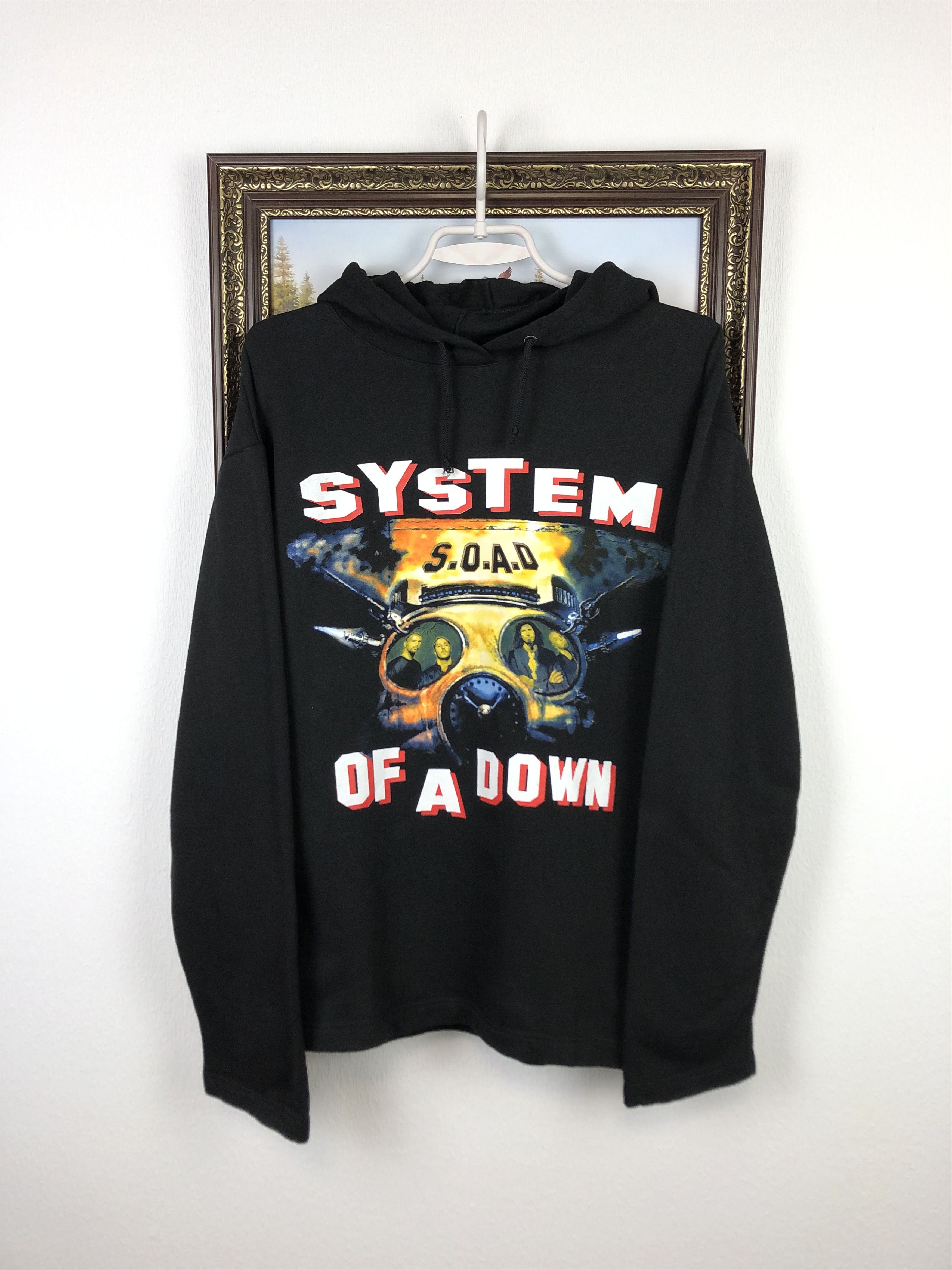 Band Tees Vintage SOAD System Of A Down Band Hoodie Jacket Over Print Size US M / EU 48-50 / 2 - 1 Thumbnail