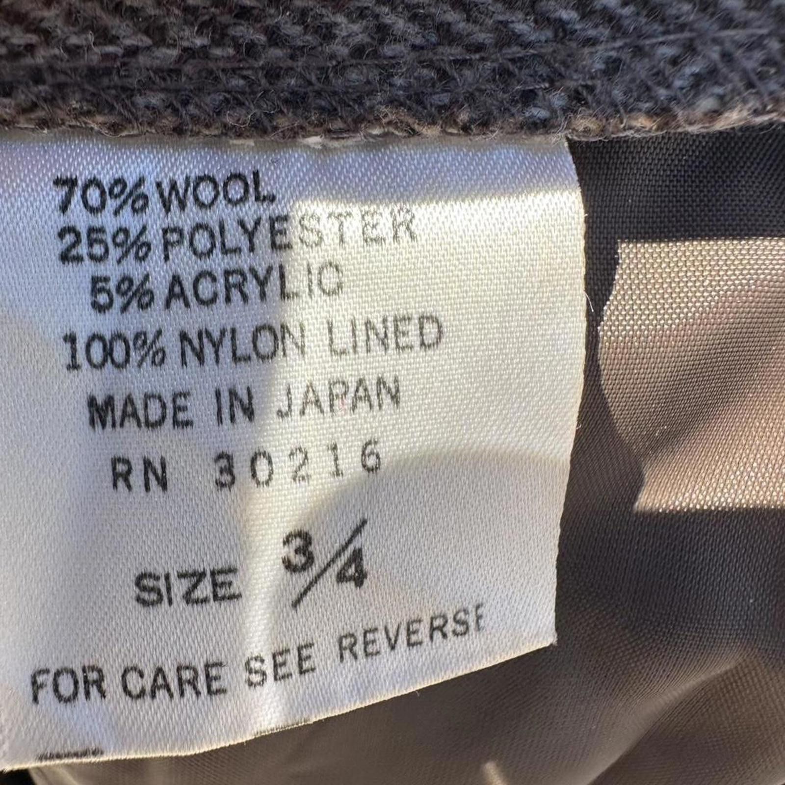 Other Vintage 1950s Gray wool blend Pencil Skirt Waist Size 27" / US 4 / IT 40 - 4 Thumbnail
