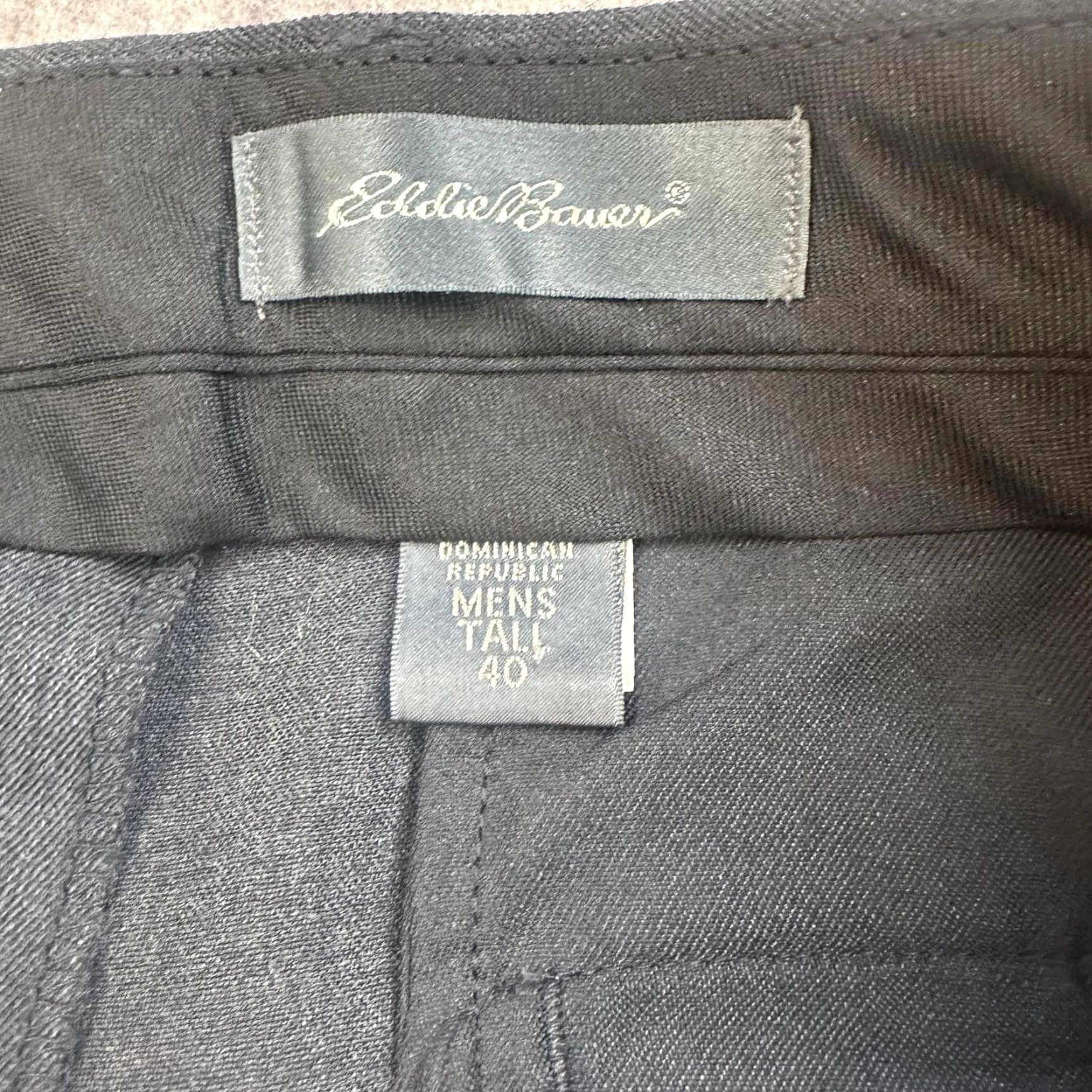 Eddie Bauer Eddie Bauer Pants Mens 40 Tall Gray Pleated Dress Slacks Work Office Flaw w Tags Size US 40 / EU 56 - 3 Thumbnail