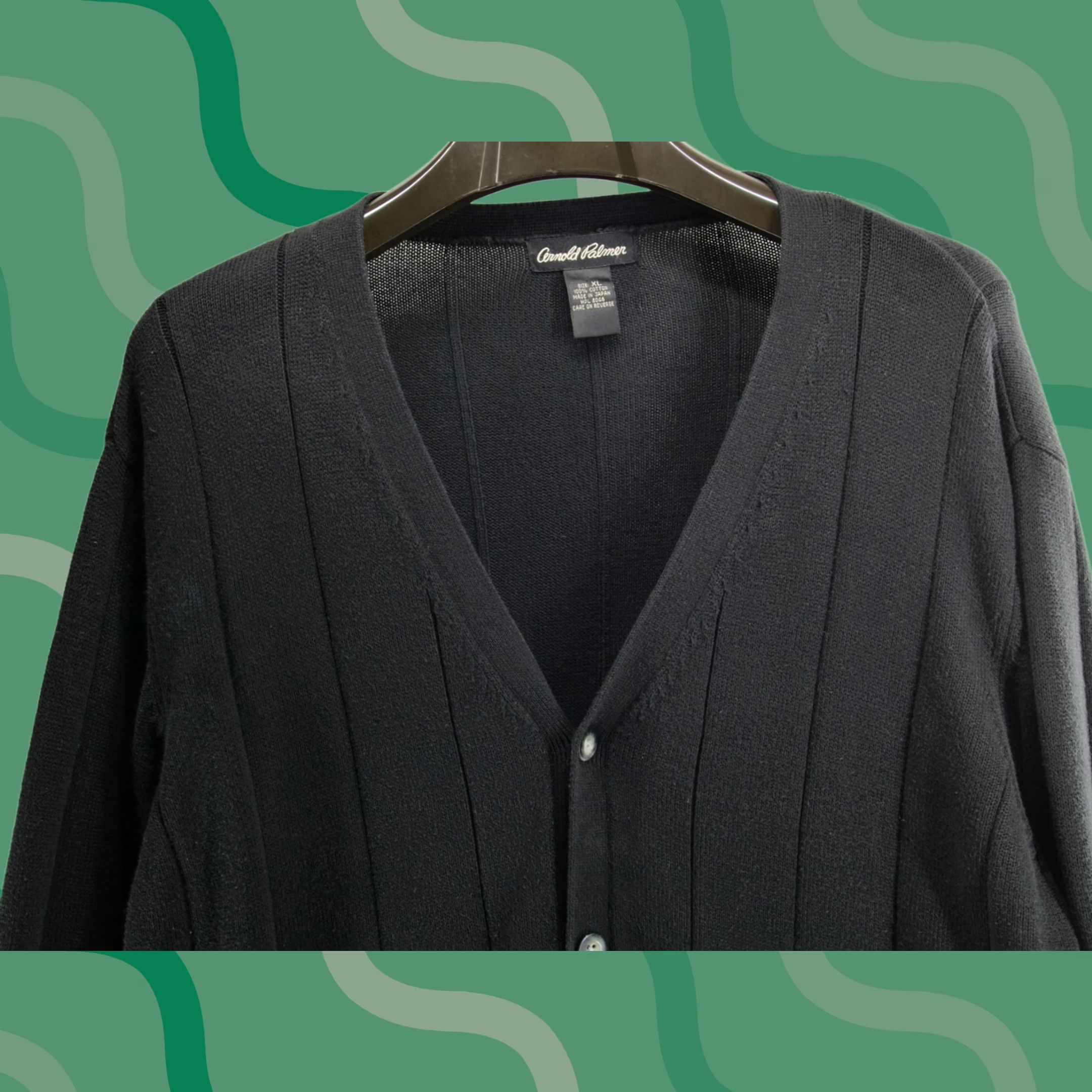 Vintage Vintage 60s Alpaca Cardigan with Pockets Black | Grailed
