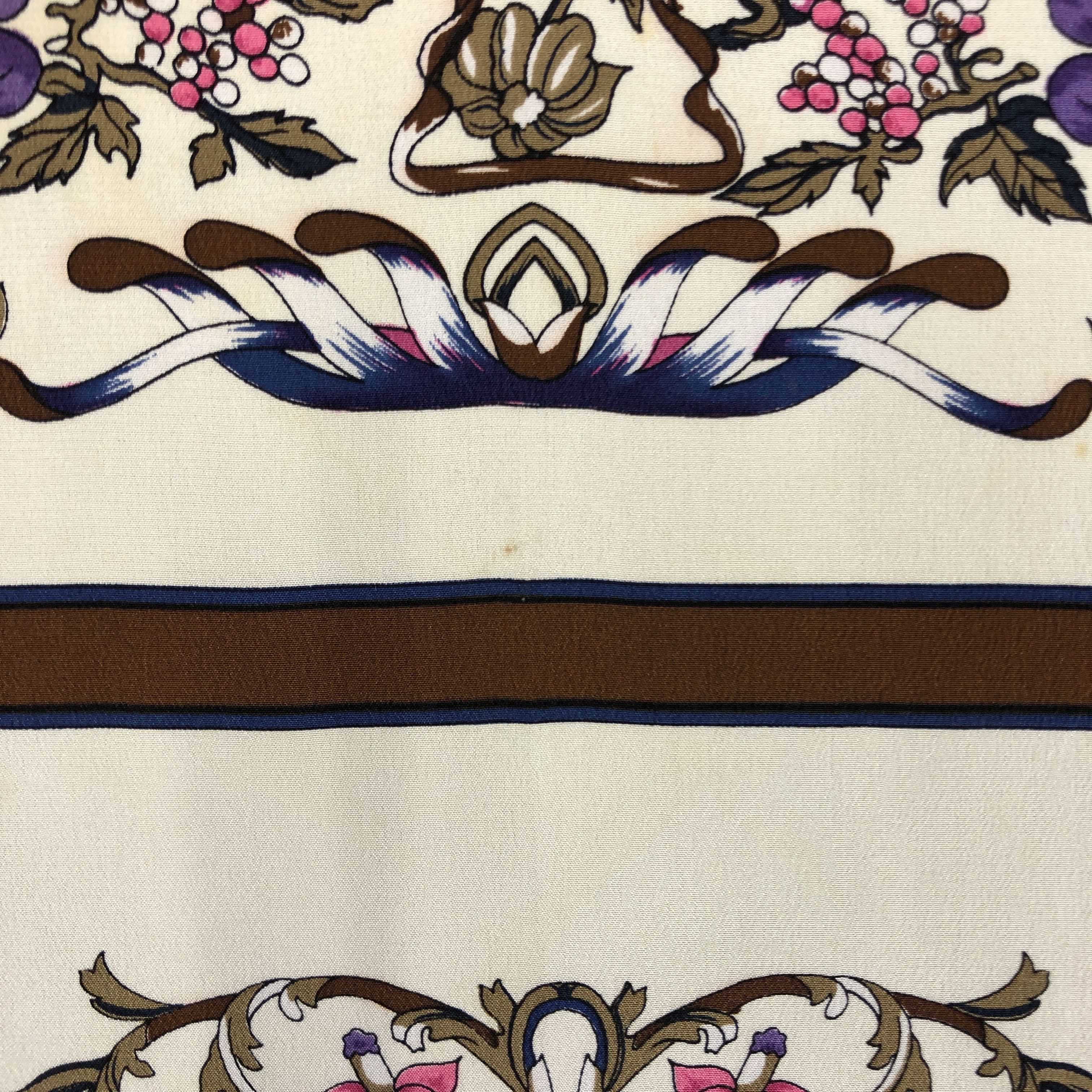 Japanese Brand Vintage Square Scarf Twill Stole Wraps Scarves - GF60047 Size ONE SIZE - 9 Thumbnail