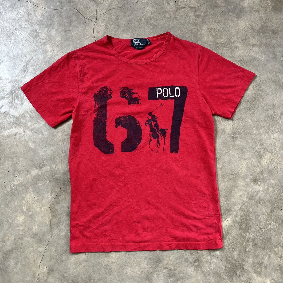 Polo Ralph Lauren Vintage Polo Ralph Lauren 67 T- Shirt Size US M / EU 48-50 / 2 - 1 Thumbnail