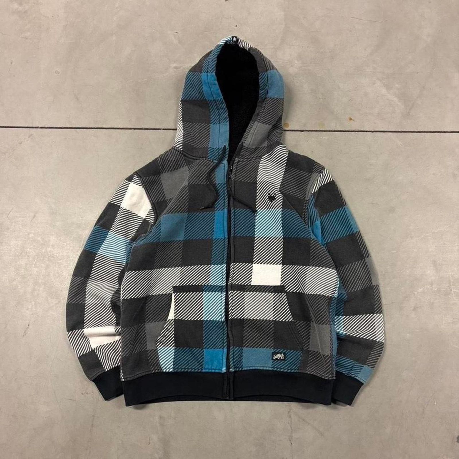 Other Y2k plaid insulated skater zip up jacket Size US L / EU 52-54 / 3 - 1 Thumbnail