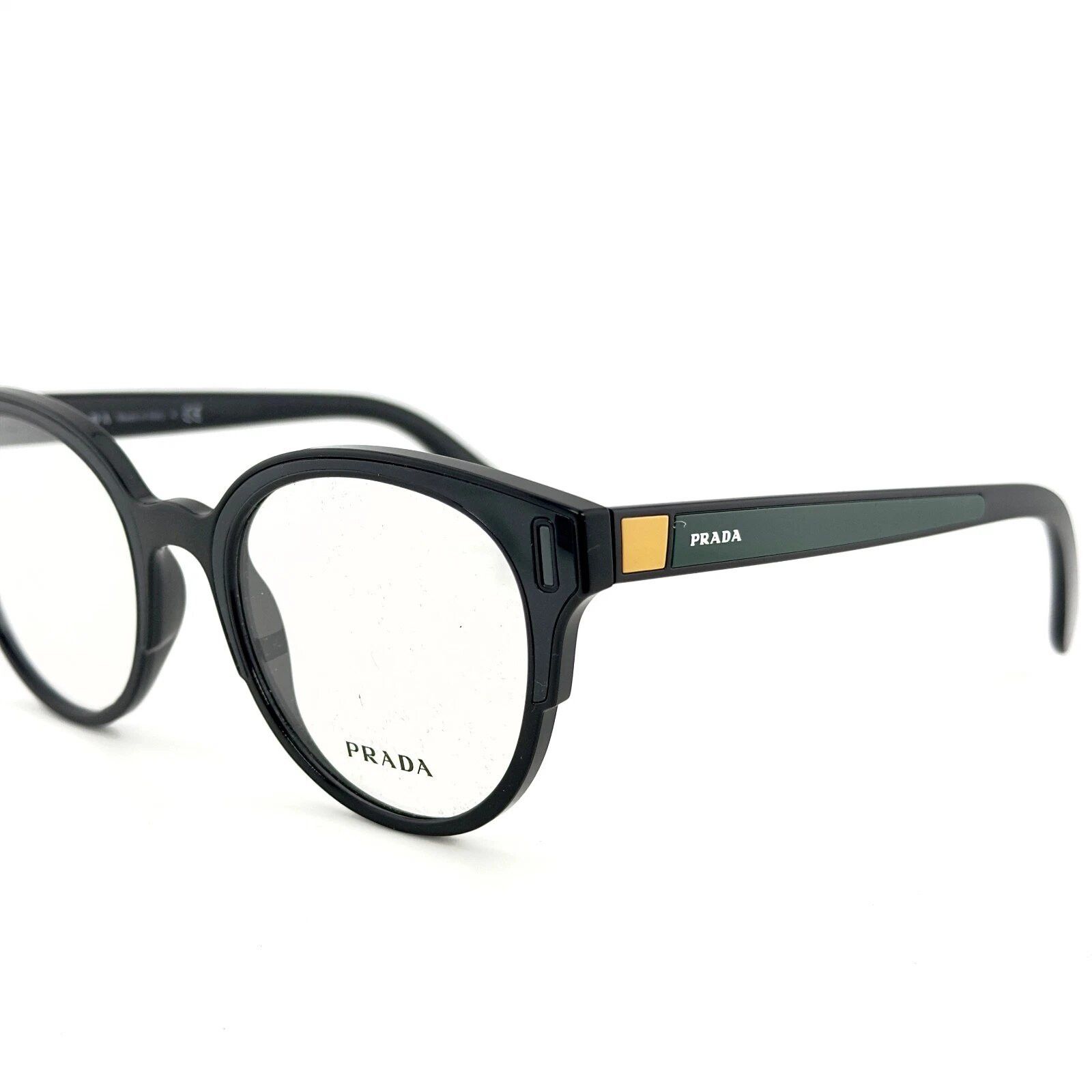 Prada PRADA 08U TAPESTRY PR08UV Black Green Eyeglasses Optical Size ONE SIZE - 8 Thumbnail